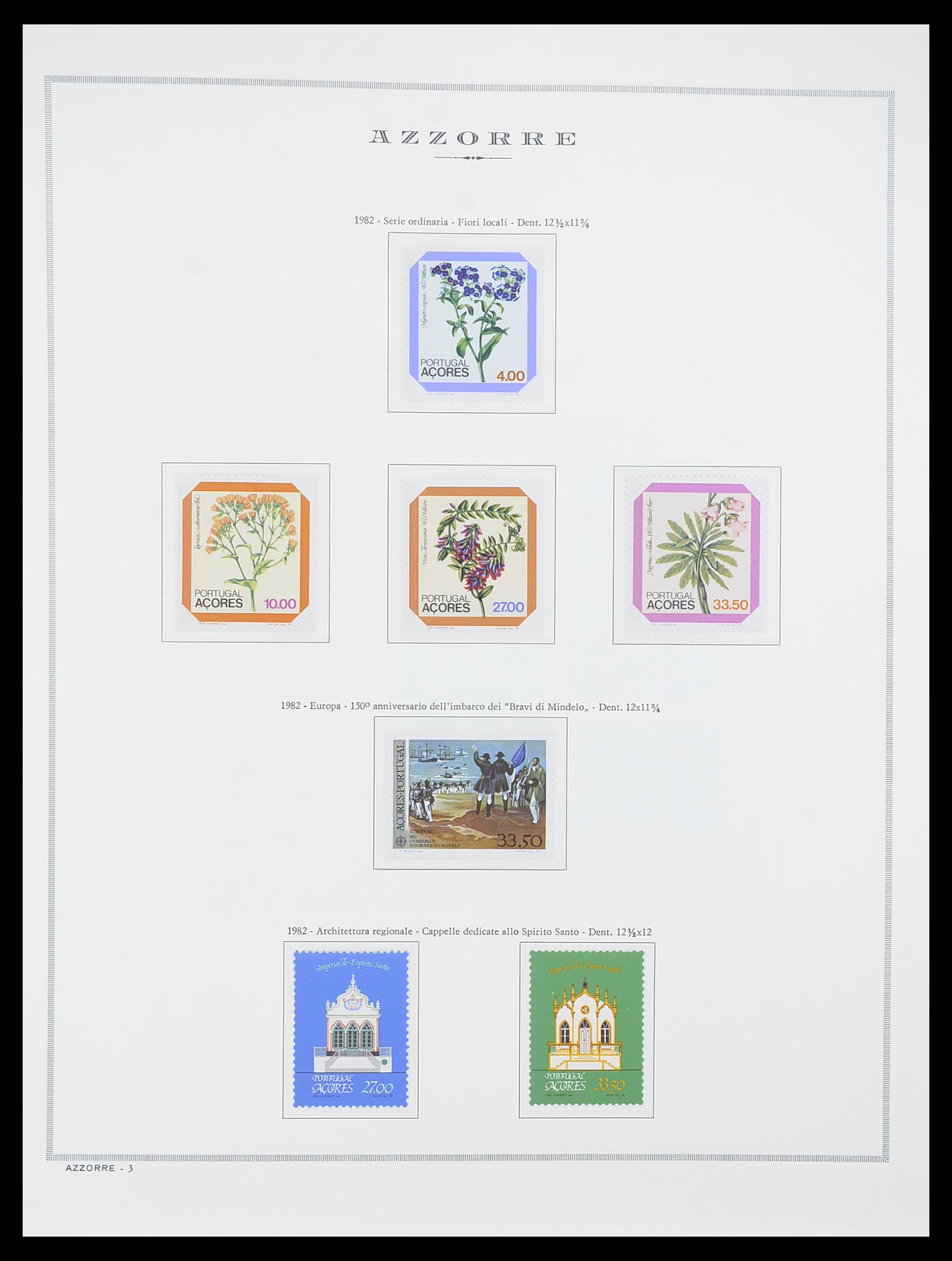 33841 005 - Postzegelverzameling 33841 Azoren en Madeira 1980-2010.