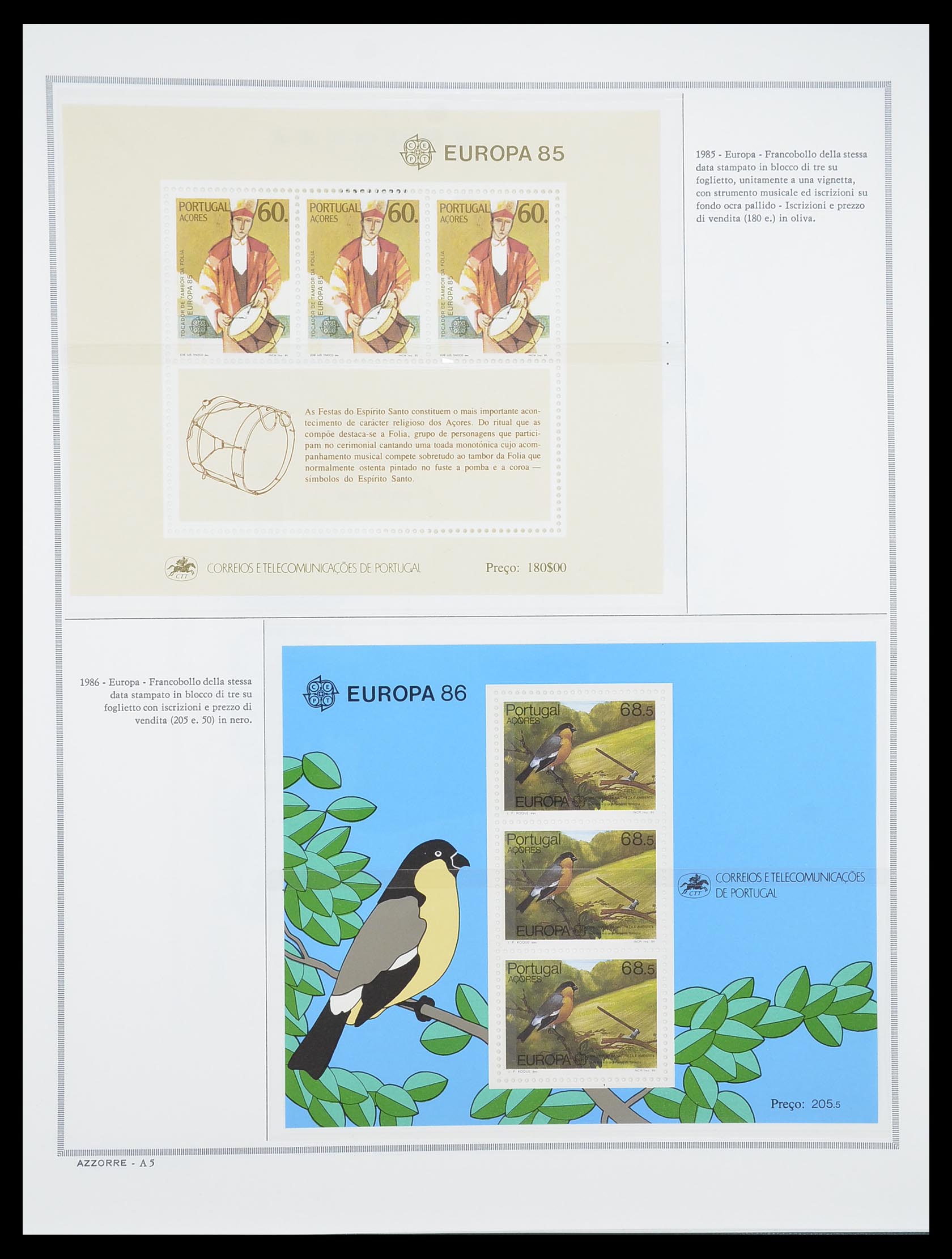 33841 012 - Postzegelverzameling 33841 Azoren en Madeira 1980-2010.