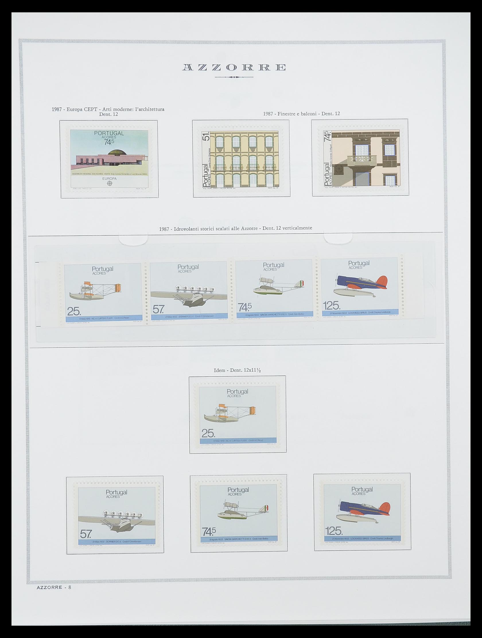 33841 016 - Stamp collection 33841 Azores and Madeira 1980-2010.