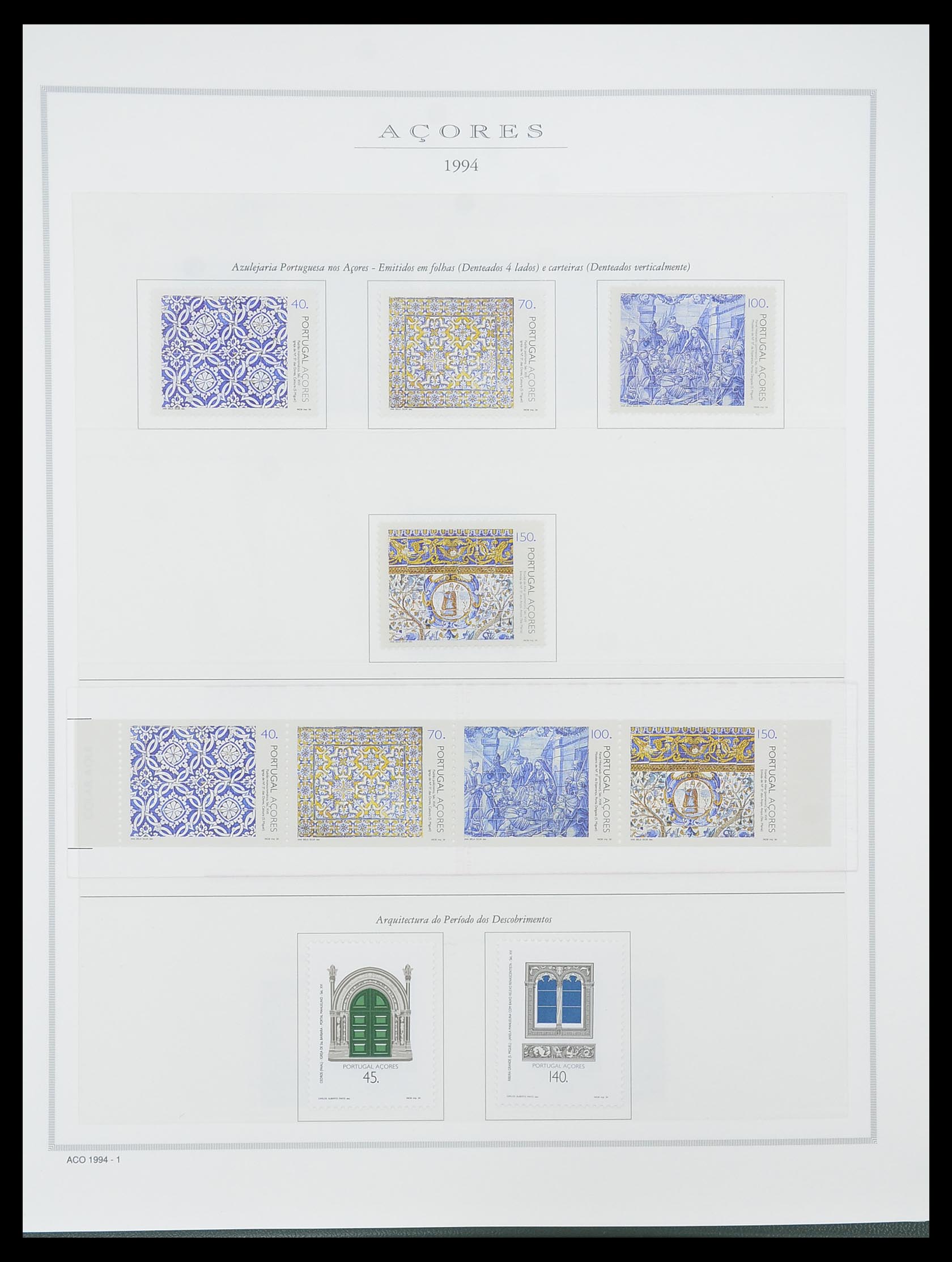 33841 032 - Postzegelverzameling 33841 Azoren en Madeira 1980-2010.