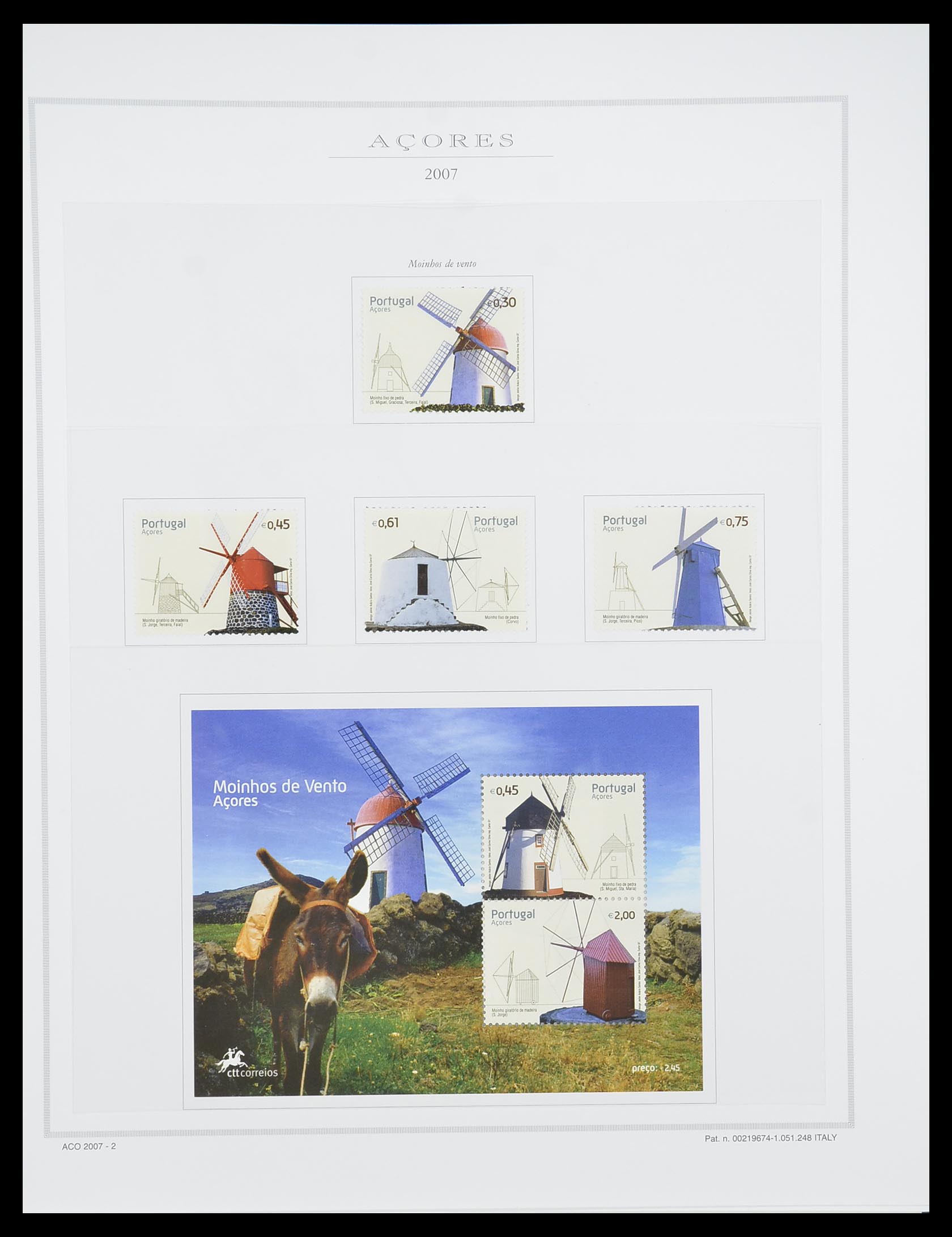 33841 060 - Postzegelverzameling 33841 Azoren en Madeira 1980-2010.