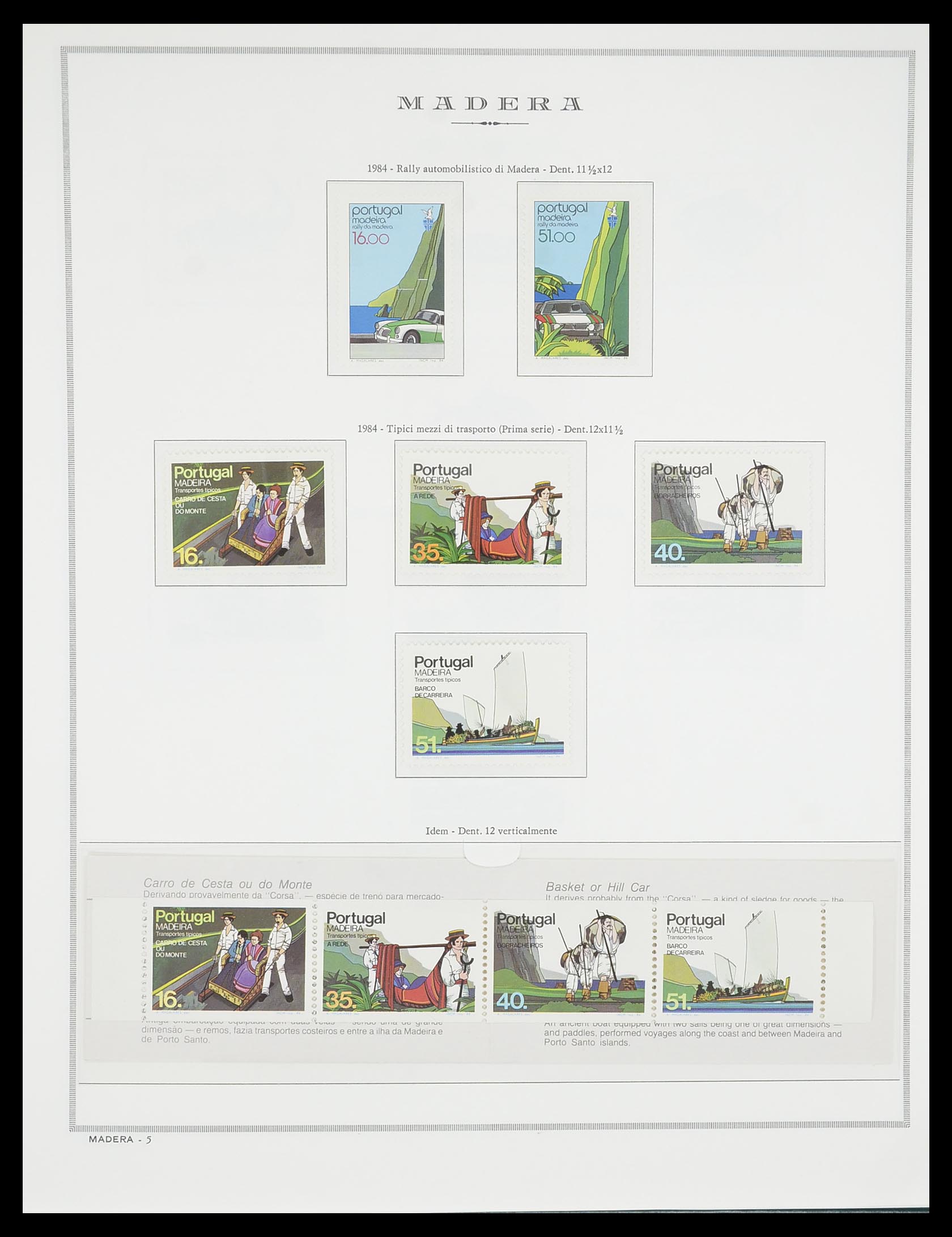 33841 082 - Postzegelverzameling 33841 Azoren en Madeira 1980-2010.