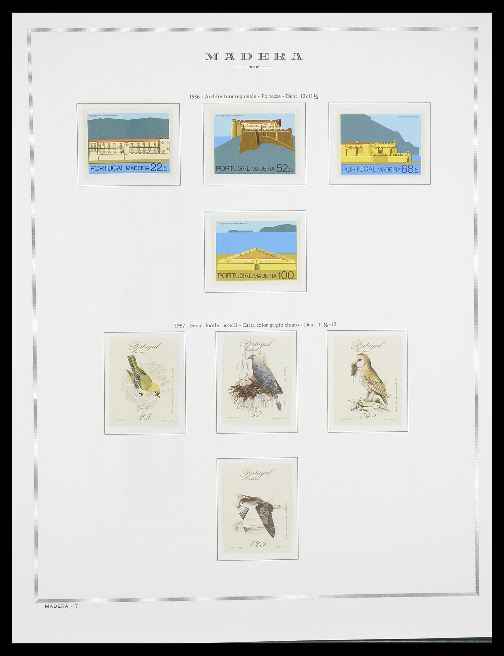 33841 086 - Postzegelverzameling 33841 Azoren en Madeira 1980-2010.