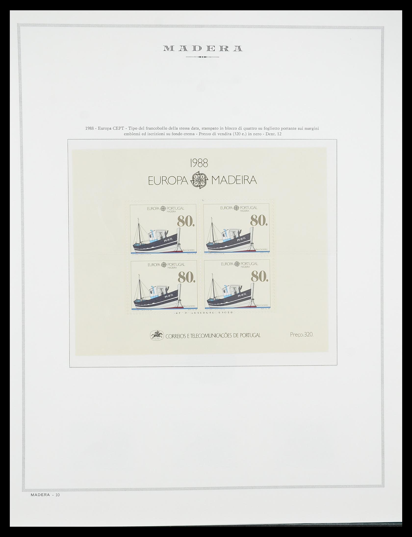 33841 091 - Postzegelverzameling 33841 Azoren en Madeira 1980-2010.
