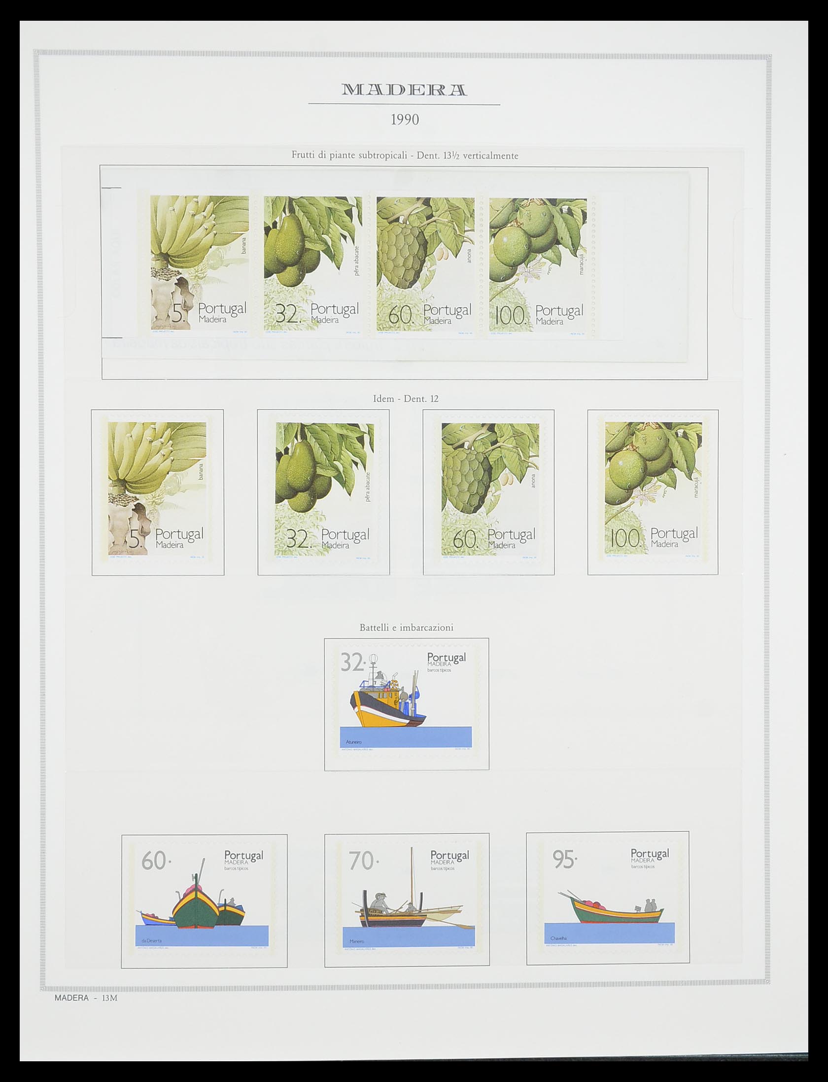 33841 094 - Postzegelverzameling 33841 Azoren en Madeira 1980-2010.