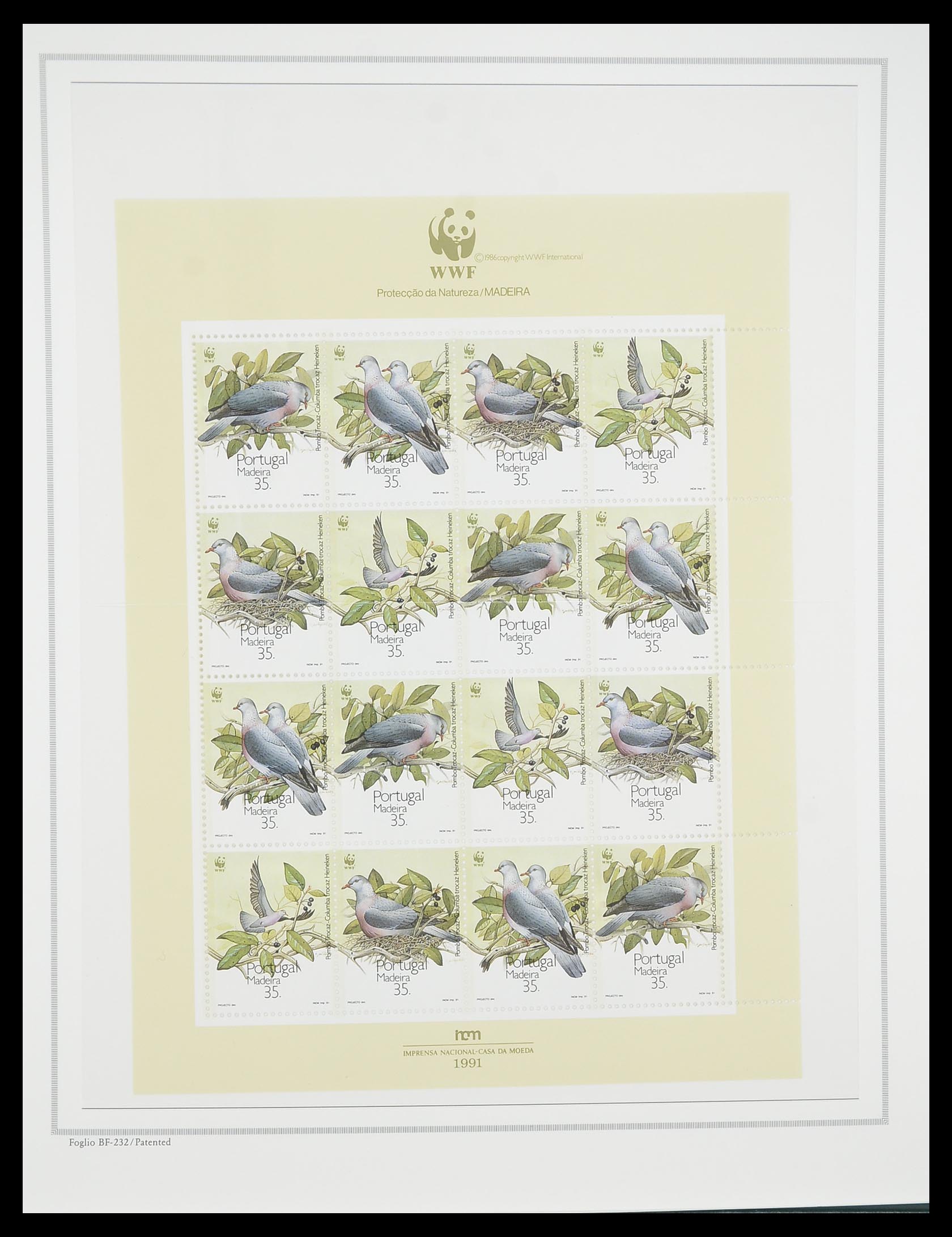 33841 097 - Stamp collection 33841 Azores and Madeira 1980-2010.