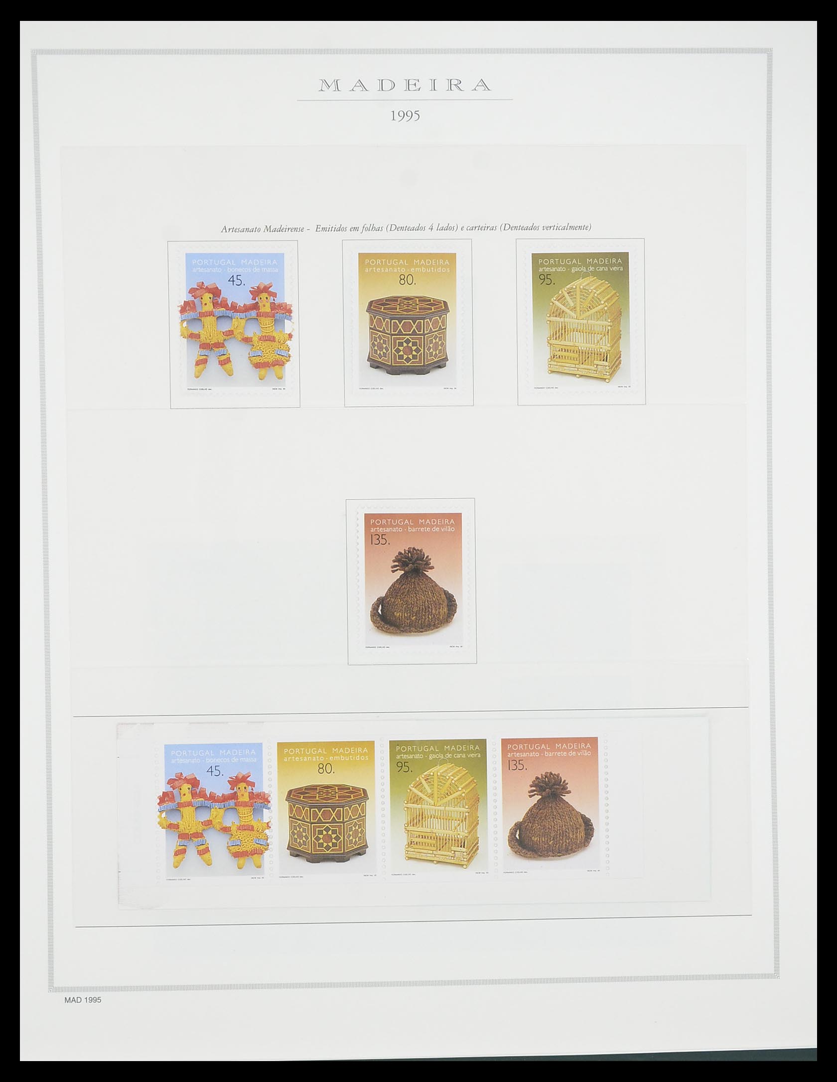 33841 105 - Postzegelverzameling 33841 Azoren en Madeira 1980-2010.