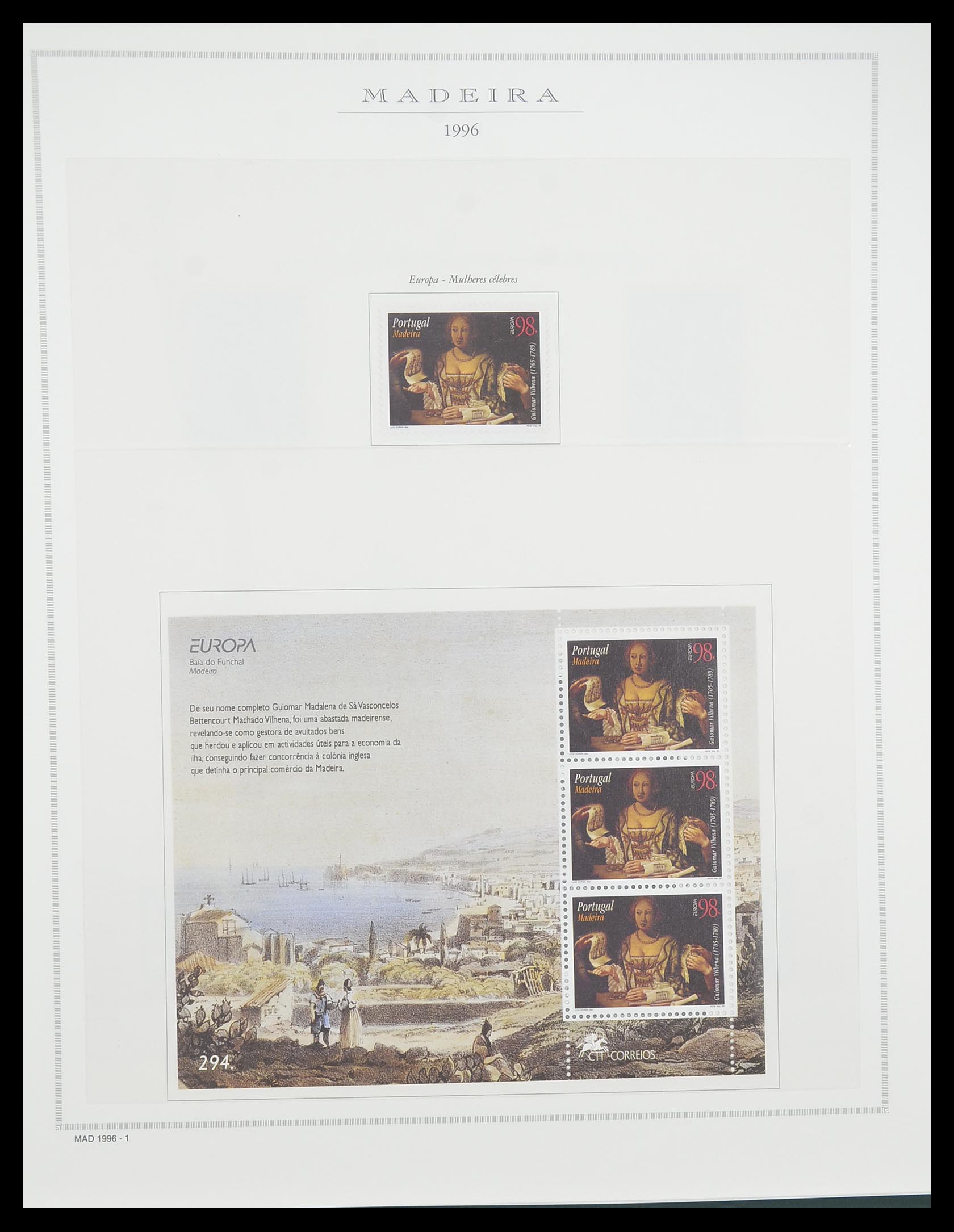 33841 106 - Postzegelverzameling 33841 Azoren en Madeira 1980-2010.
