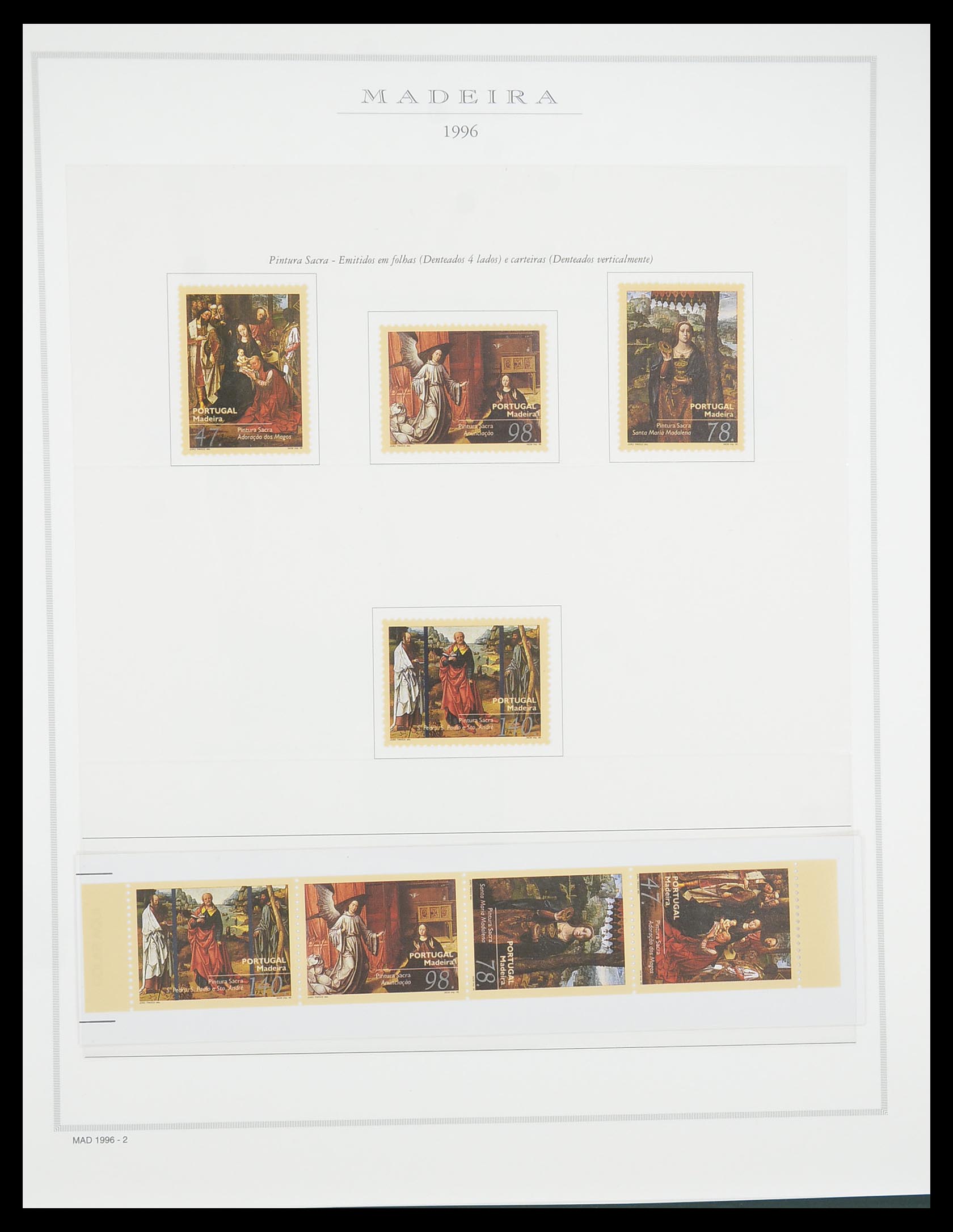 33841 107 - Postzegelverzameling 33841 Azoren en Madeira 1980-2010.