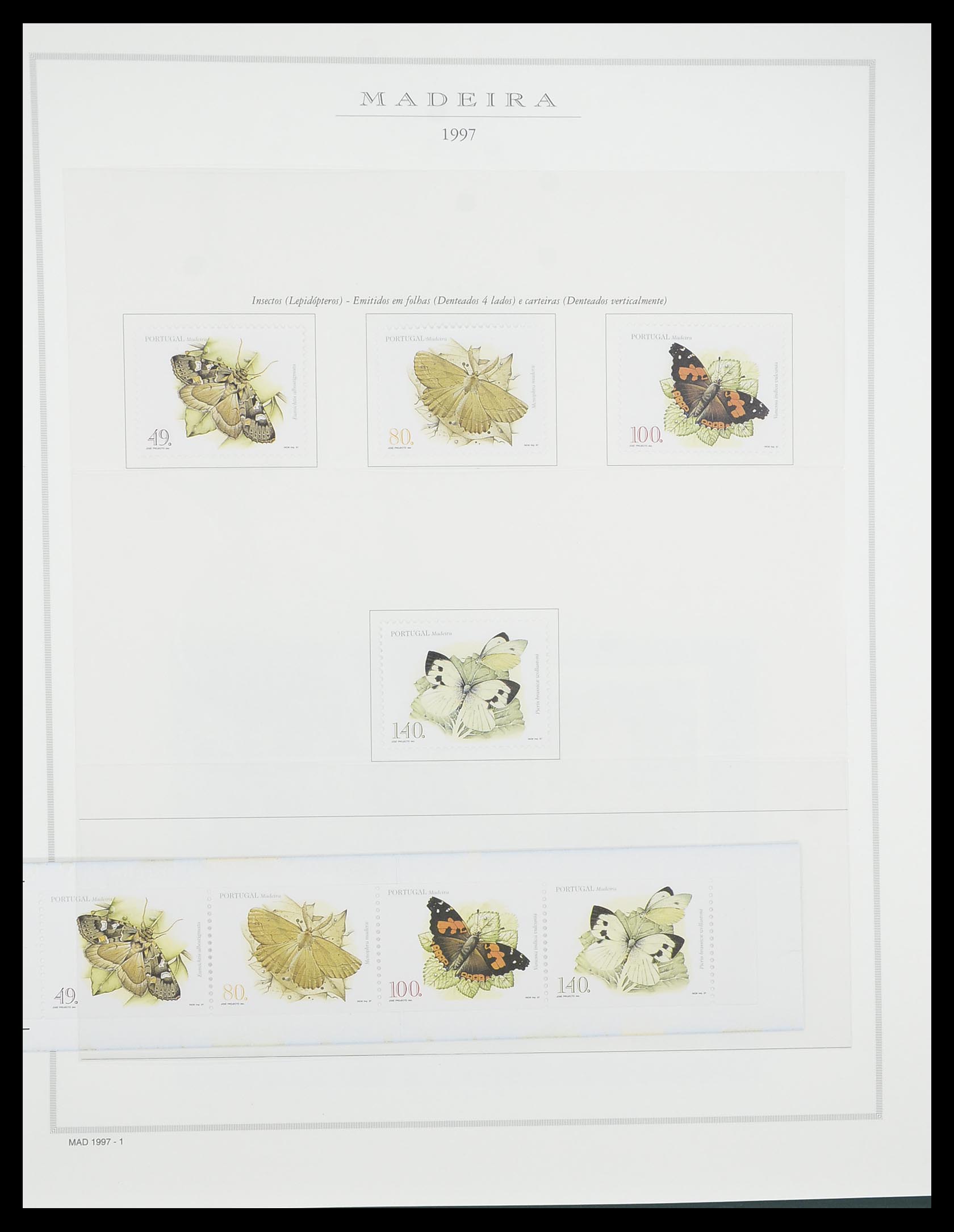 33841 108 - Postzegelverzameling 33841 Azoren en Madeira 1980-2010.