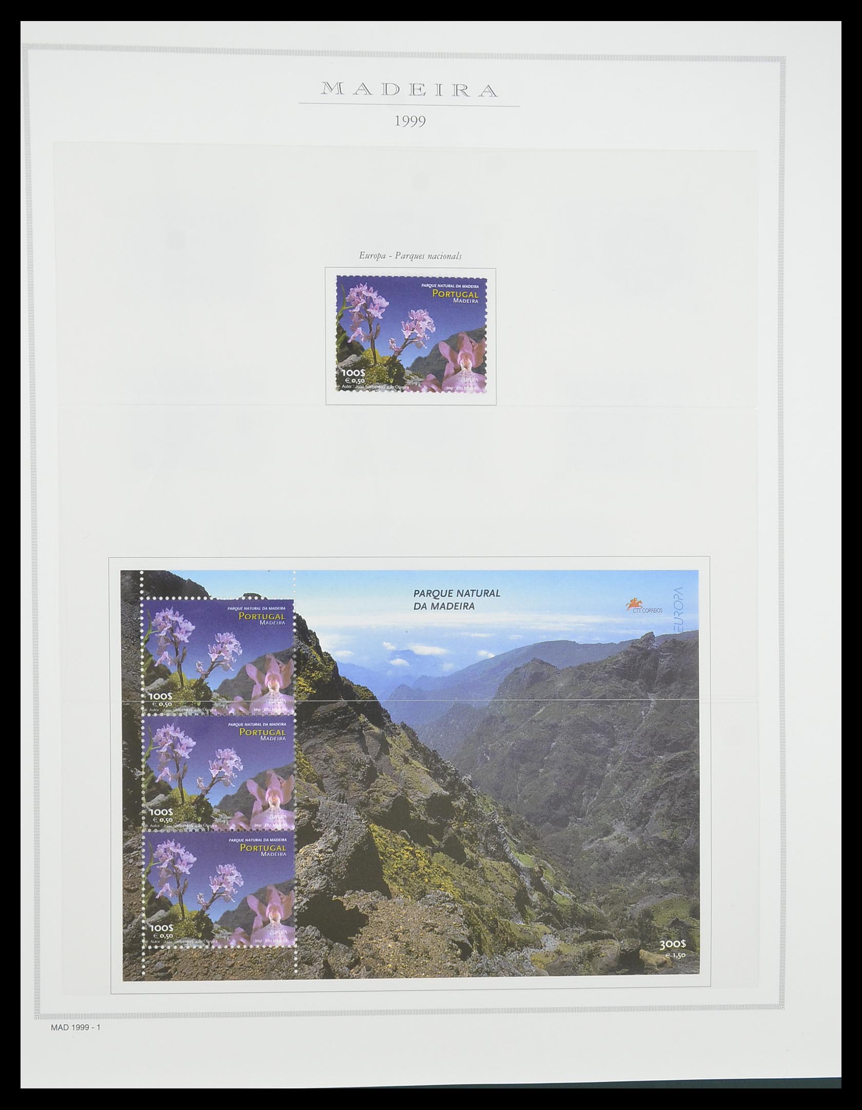 33841 112 - Stamp collection 33841 Azores and Madeira 1980-2010.