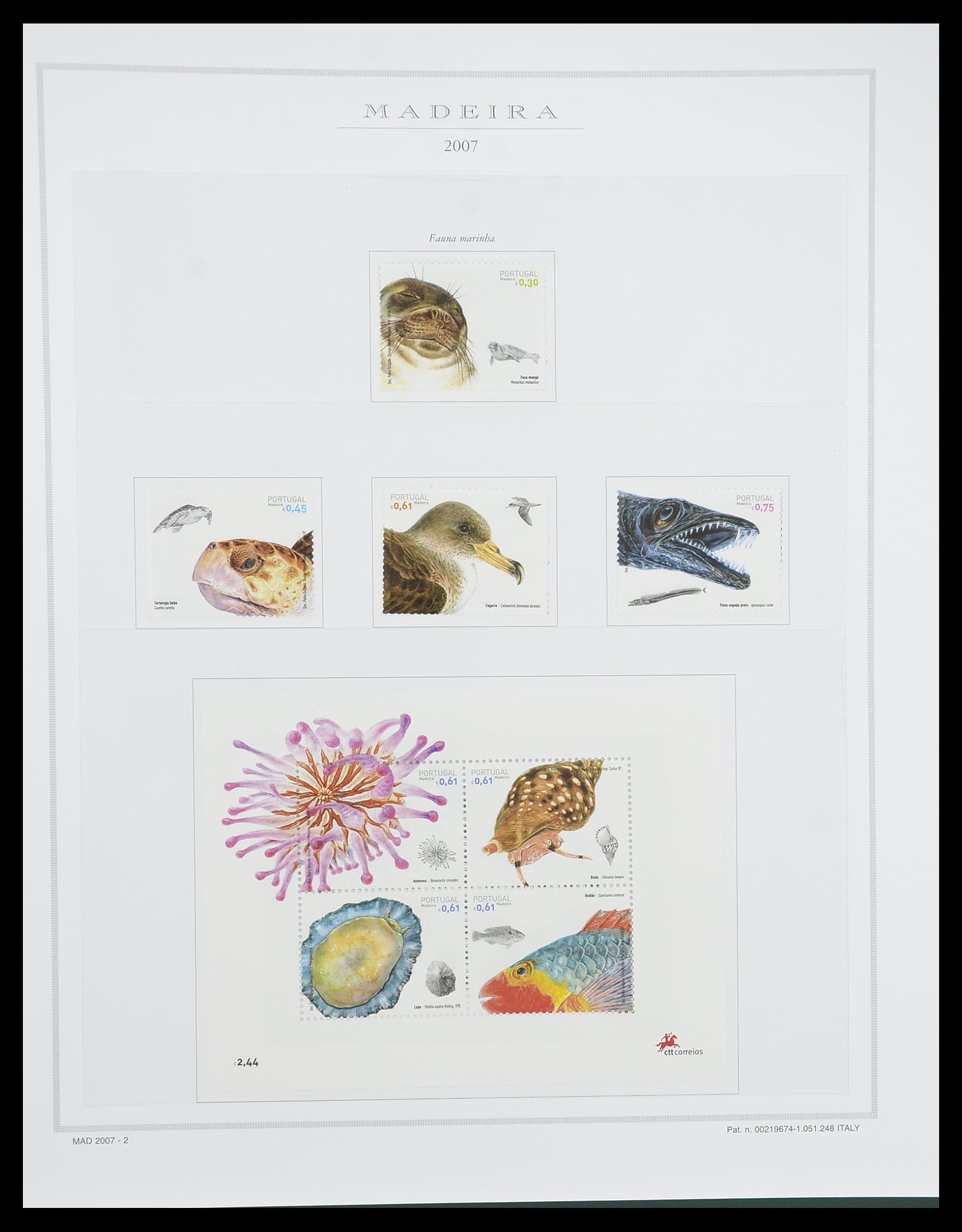 33841 133 - Postzegelverzameling 33841 Azoren en Madeira 1980-2010.
