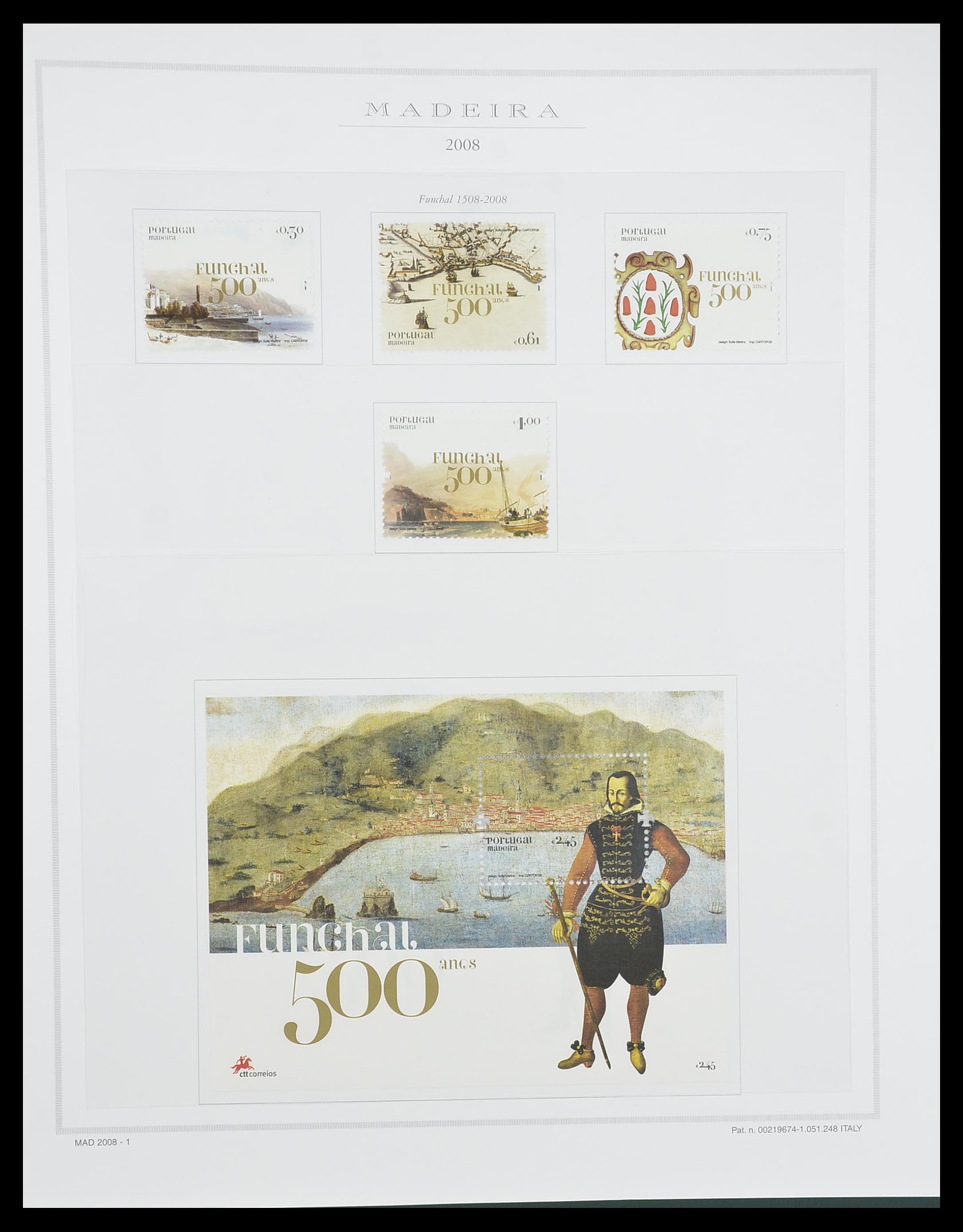 33841 135 - Postzegelverzameling 33841 Azoren en Madeira 1980-2010.