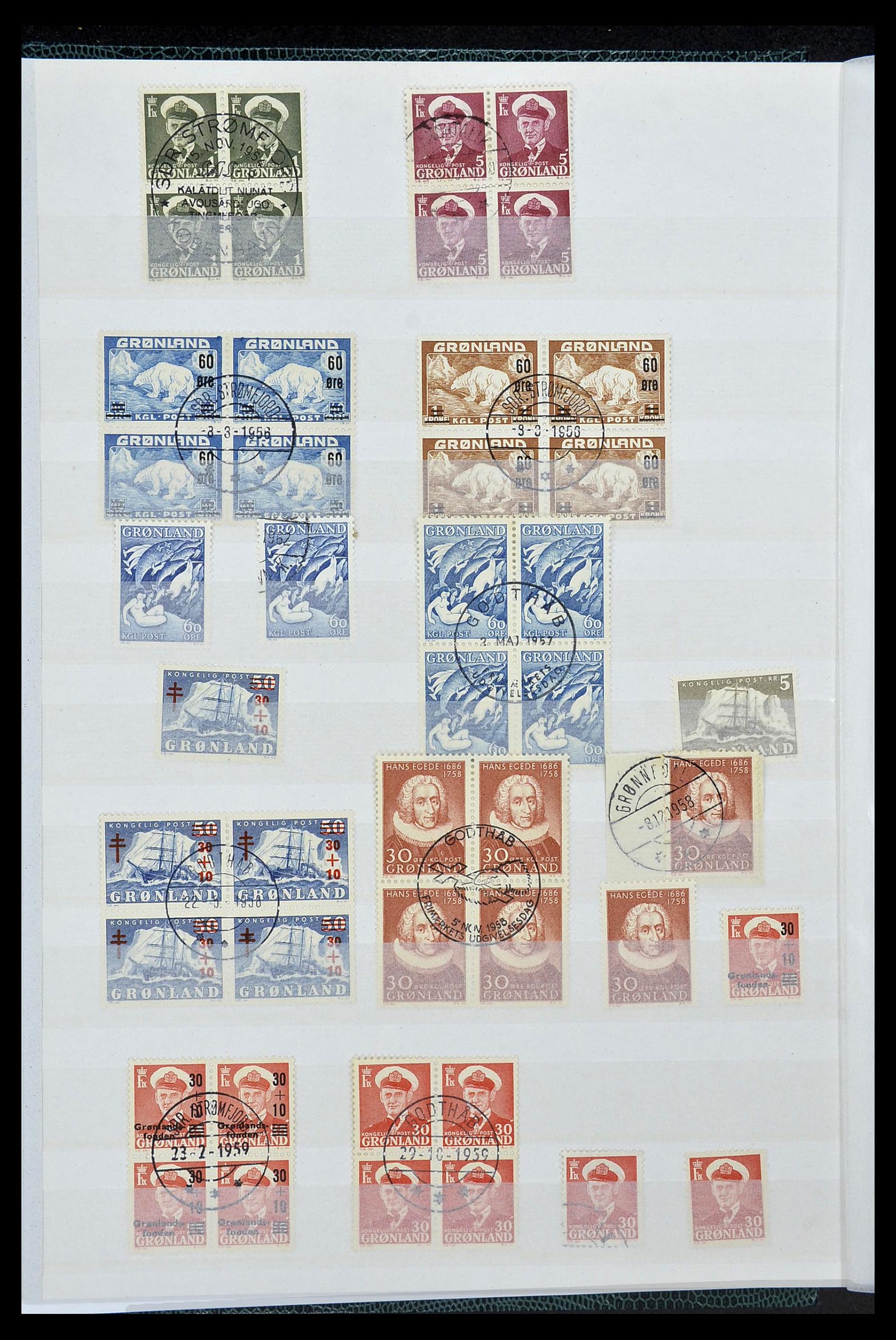 33845 002 - Postzegelverzameling 33845 Groenland 1938-2014!