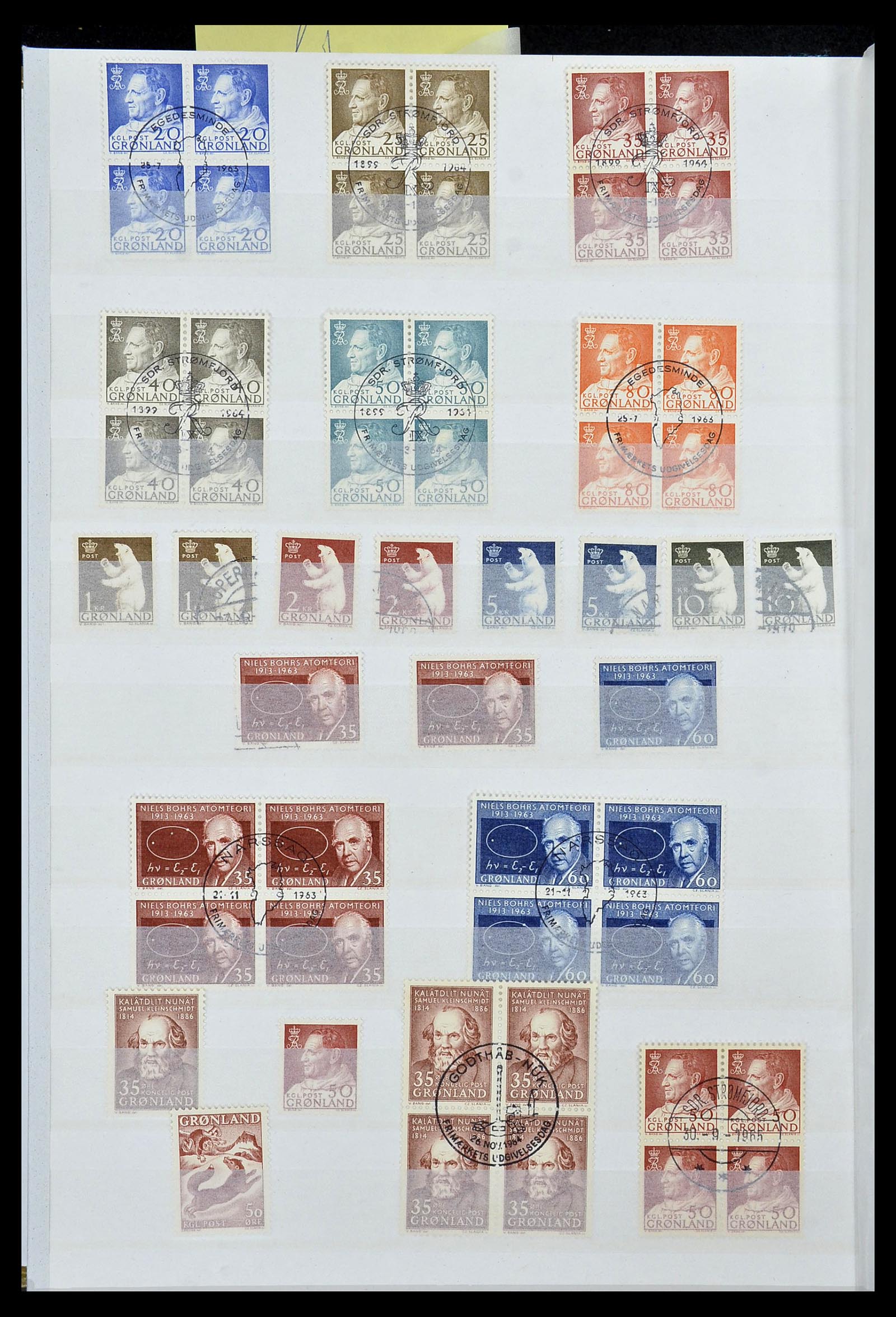 33845 004 - Postzegelverzameling 33845 Groenland 1938-2014!