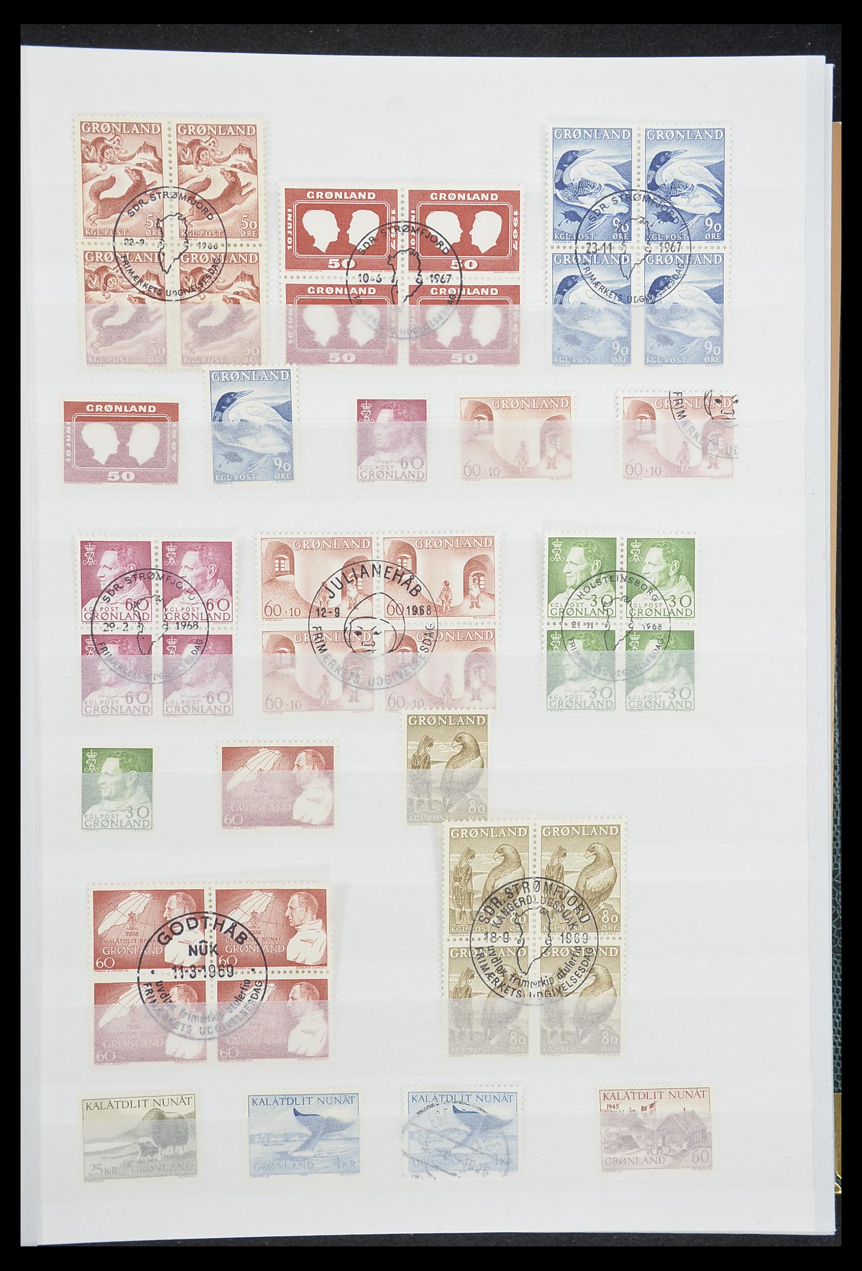 33845 005 - Postzegelverzameling 33845 Groenland 1938-2014!