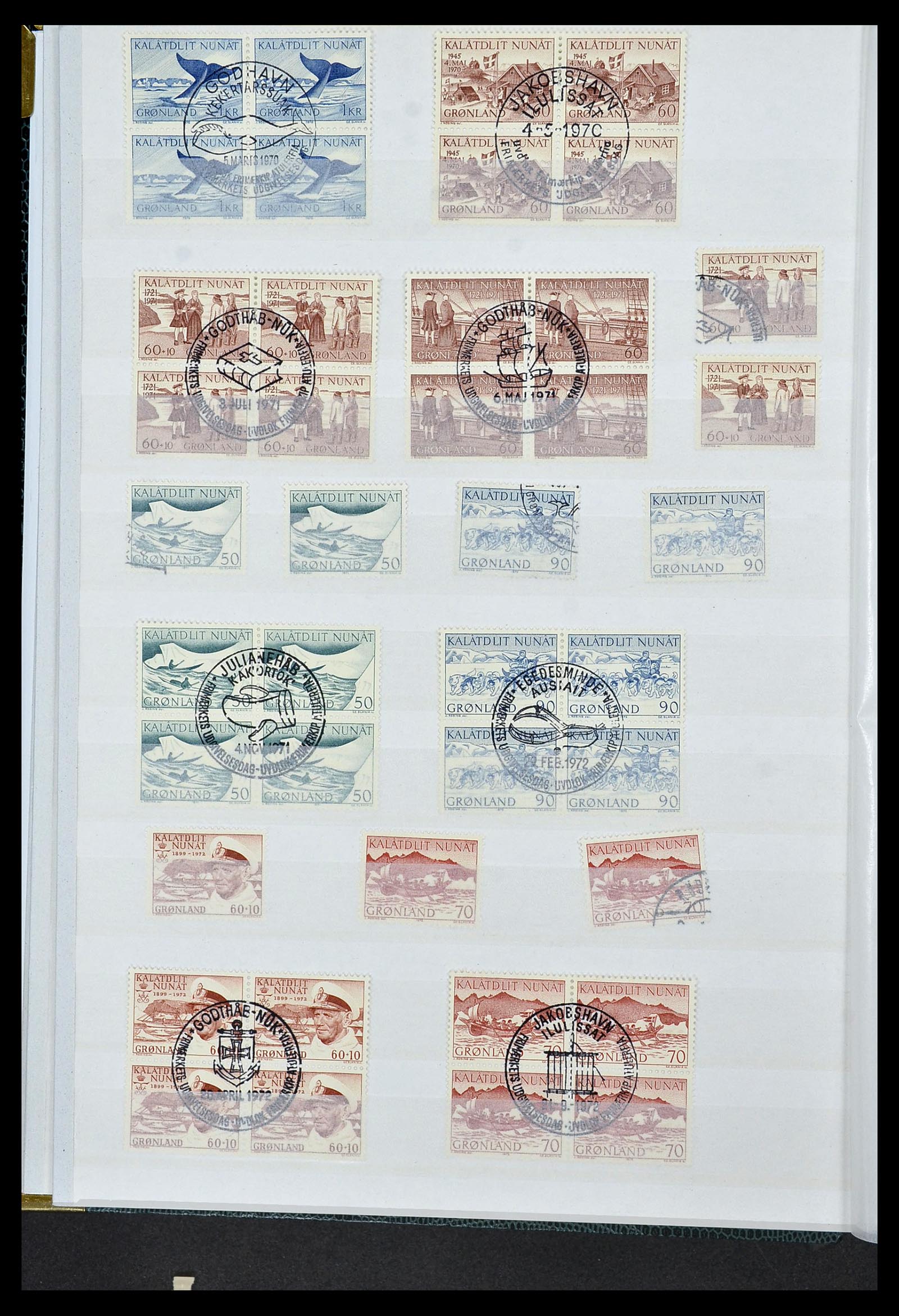 33845 006 - Postzegelverzameling 33845 Groenland 1938-2014!