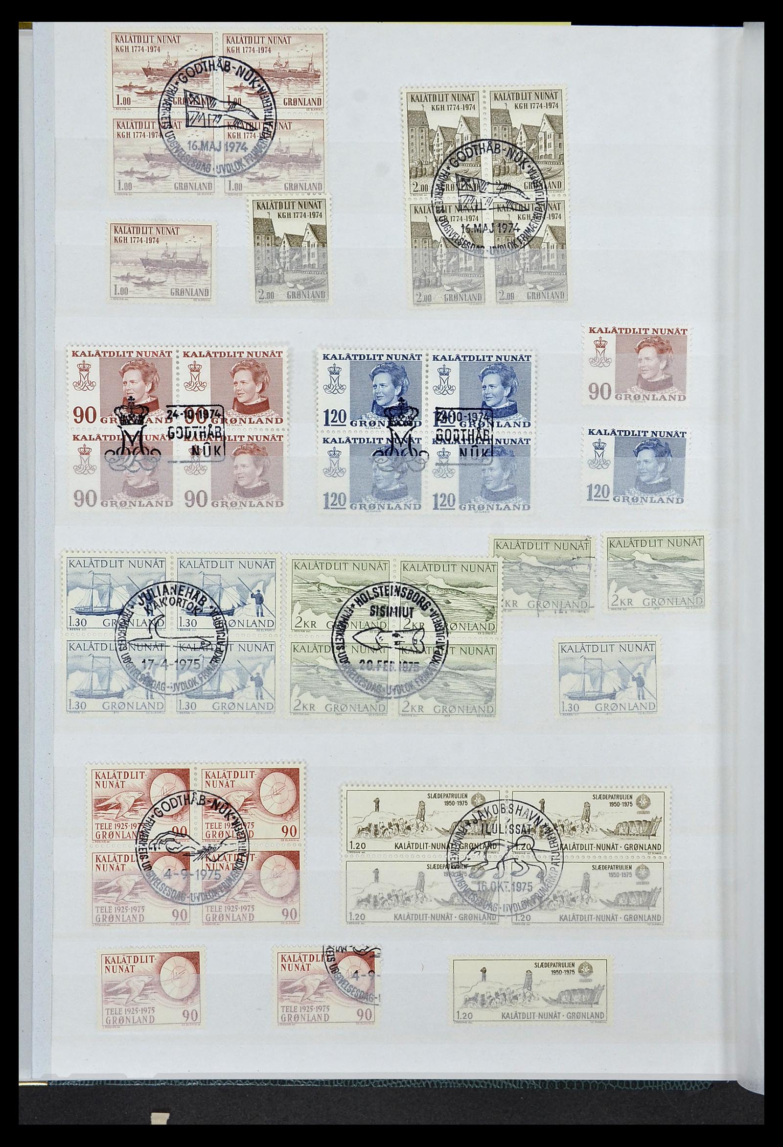 33845 008 - Postzegelverzameling 33845 Groenland 1938-2014!