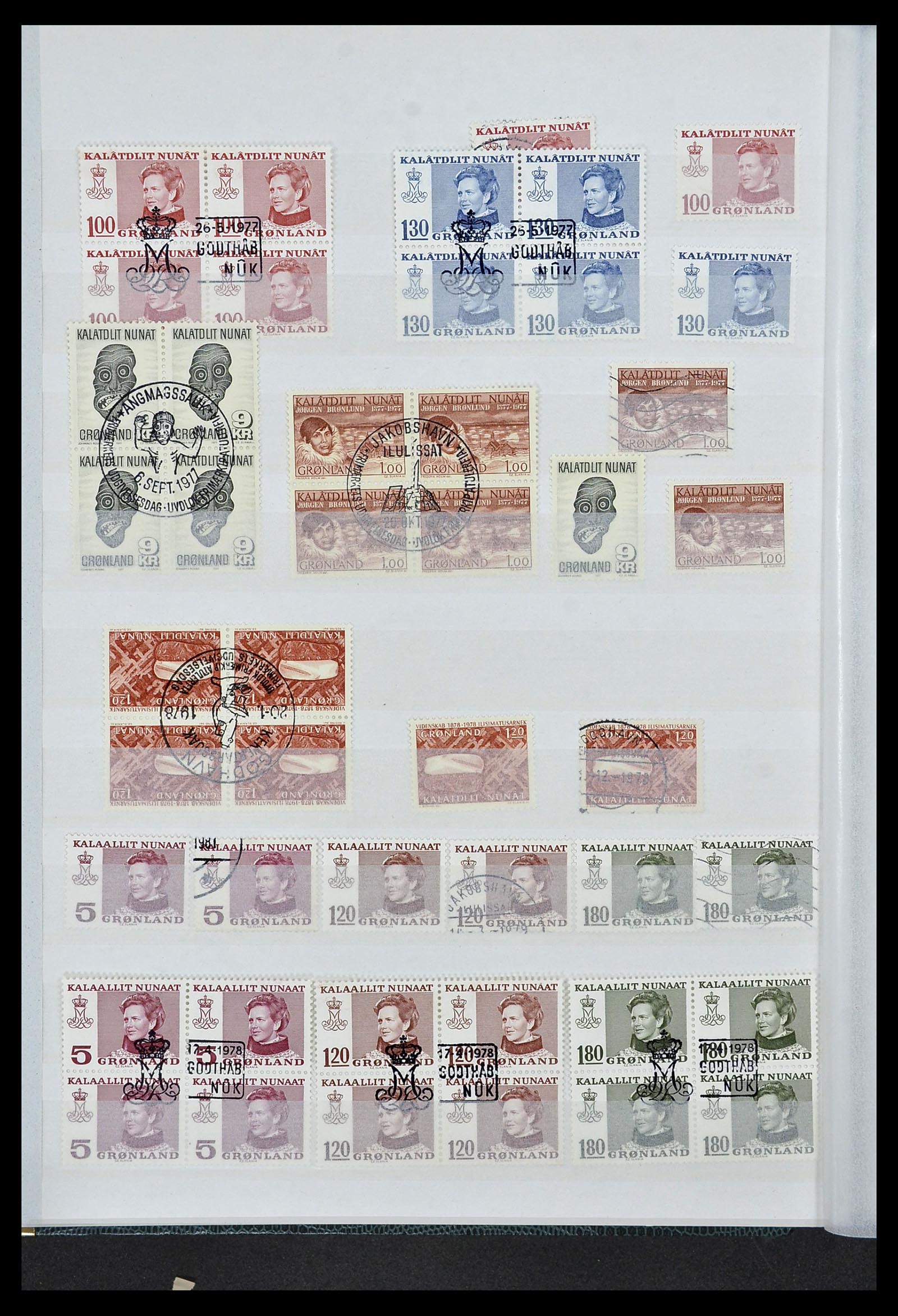 33845 010 - Postzegelverzameling 33845 Groenland 1938-2014!
