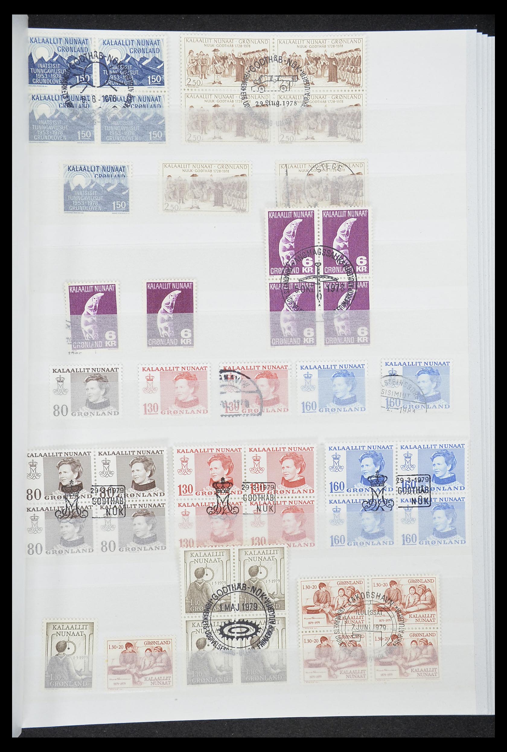 33845 011 - Postzegelverzameling 33845 Groenland 1938-2014!