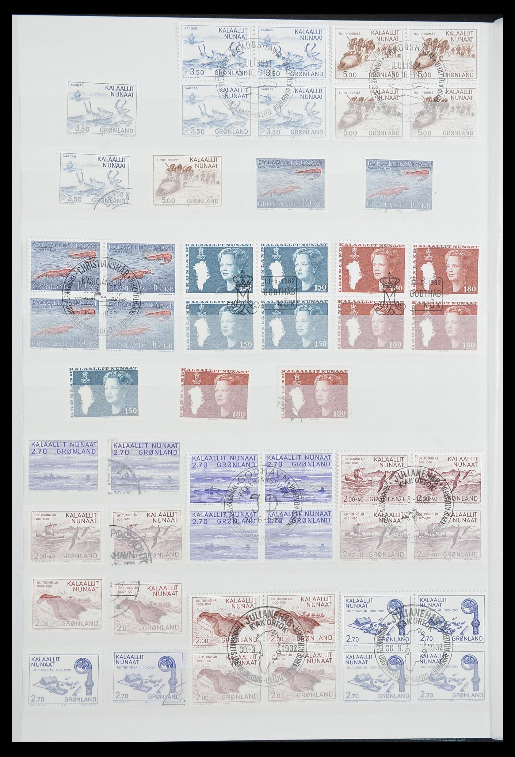33845 014 - Postzegelverzameling 33845 Groenland 1938-2014!