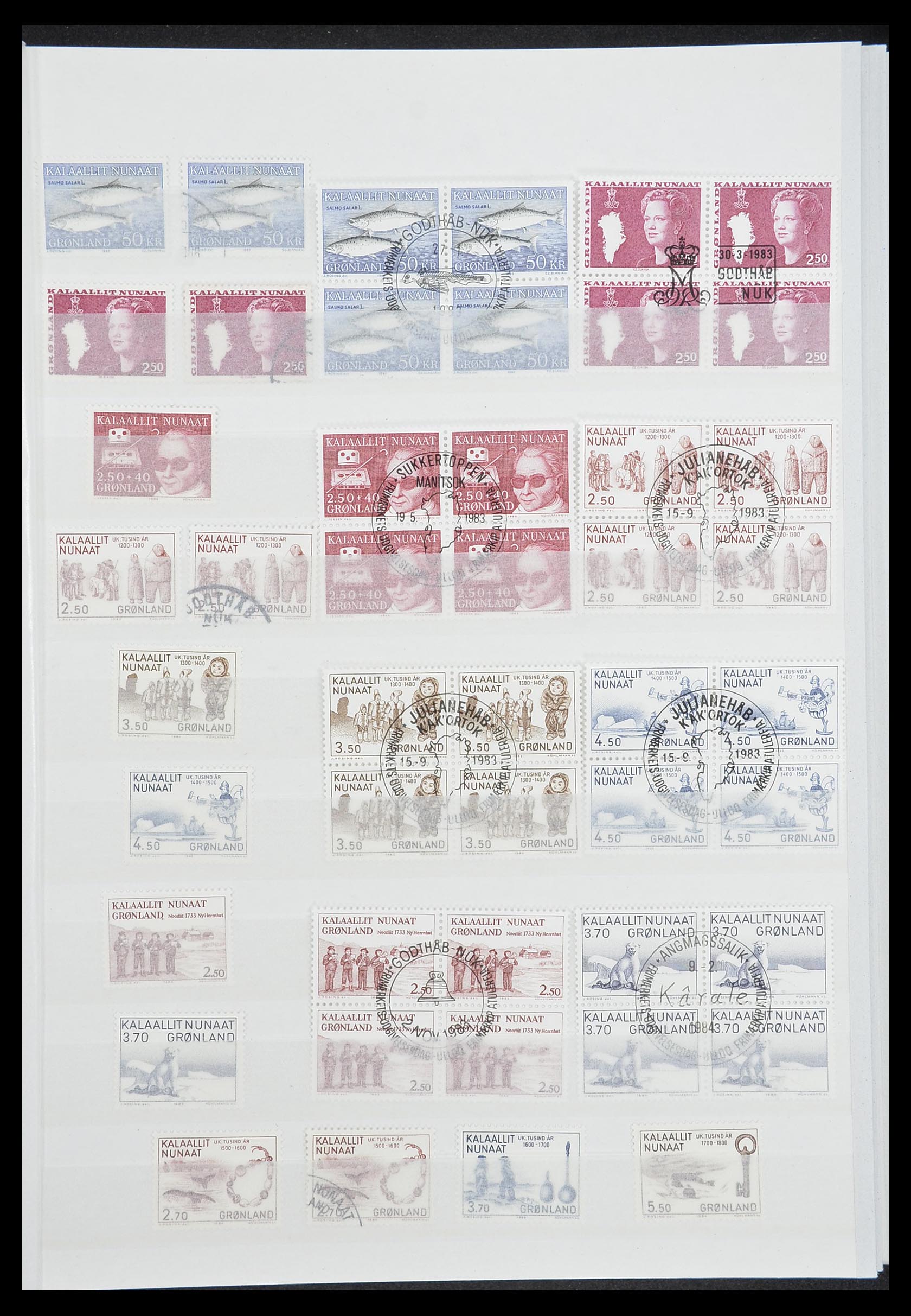 33845 015 - Postzegelverzameling 33845 Groenland 1938-2014!