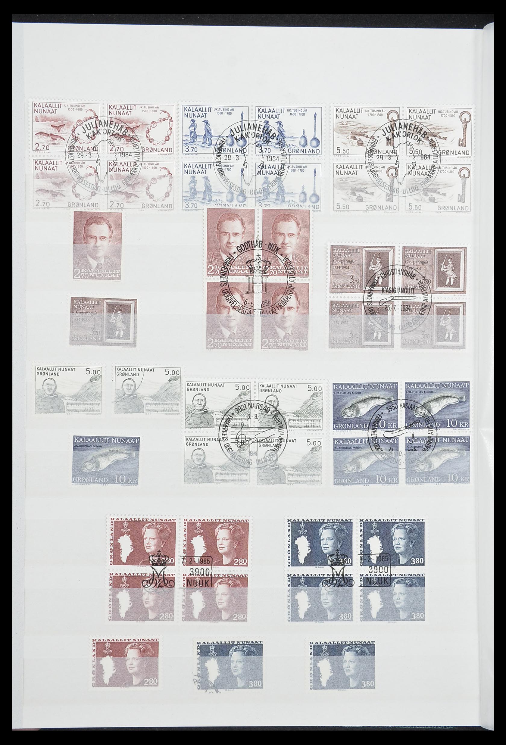 33845 016 - Postzegelverzameling 33845 Groenland 1938-2014!