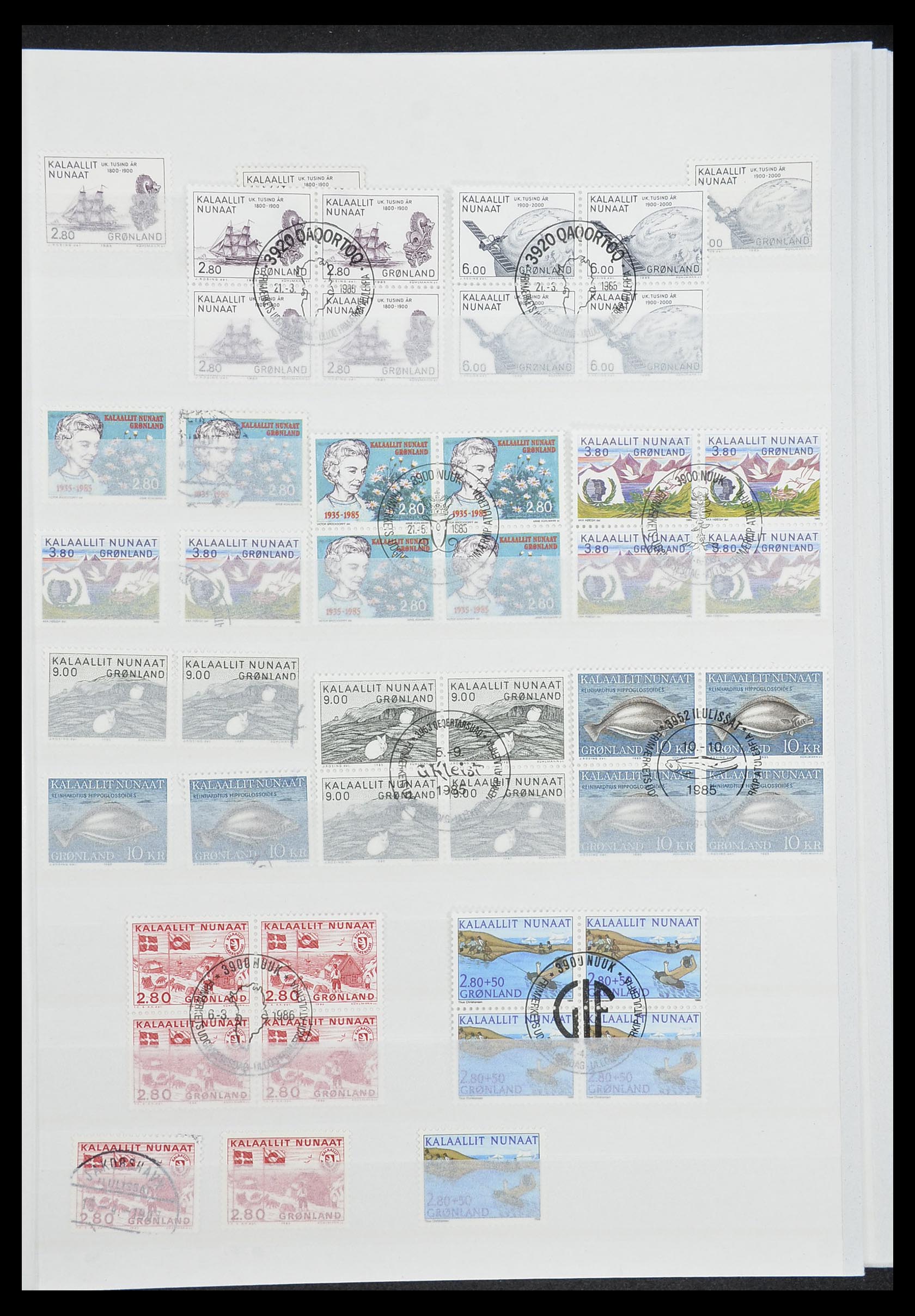 33845 017 - Postzegelverzameling 33845 Groenland 1938-2014!