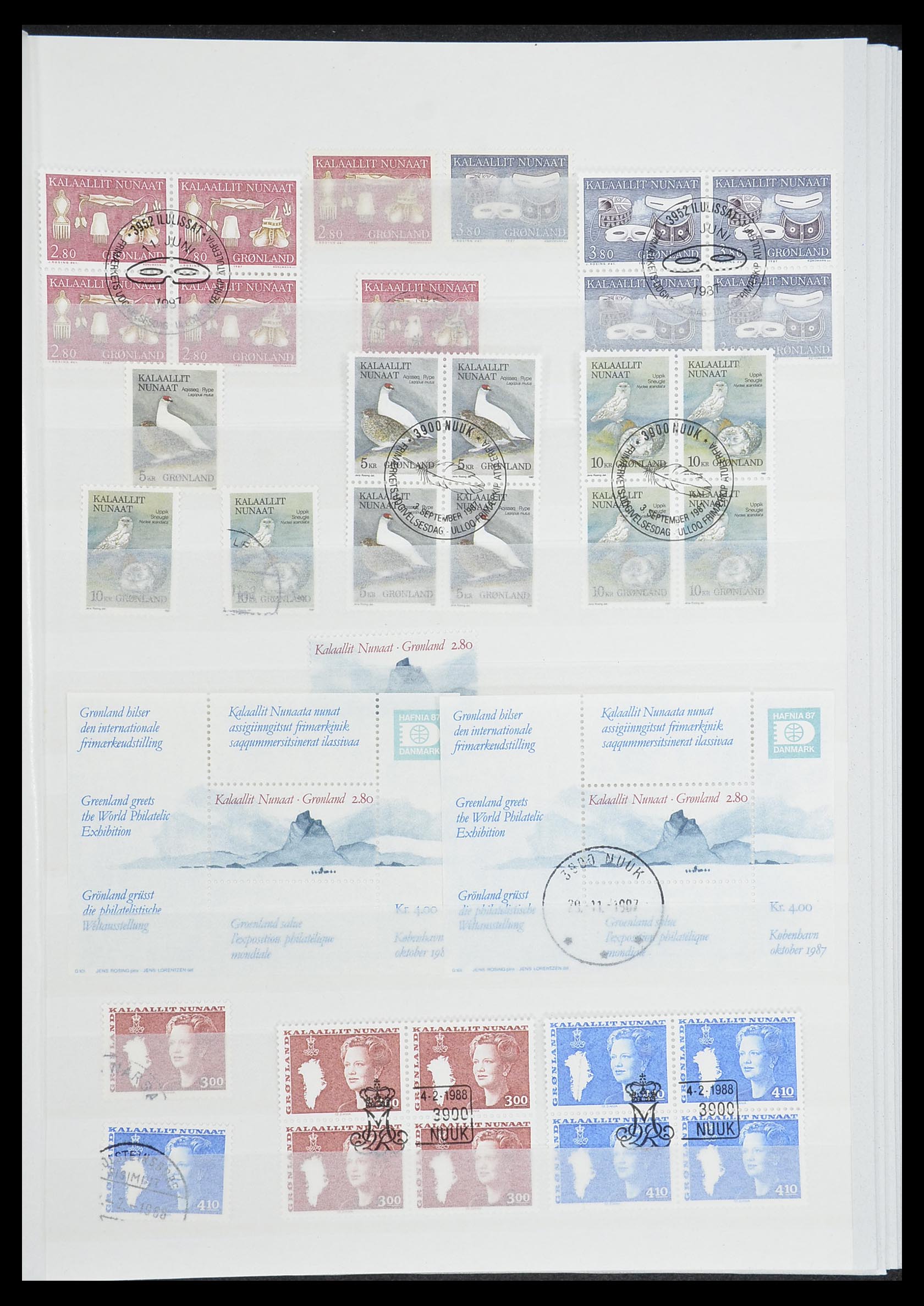 33845 019 - Postzegelverzameling 33845 Groenland 1938-2014!