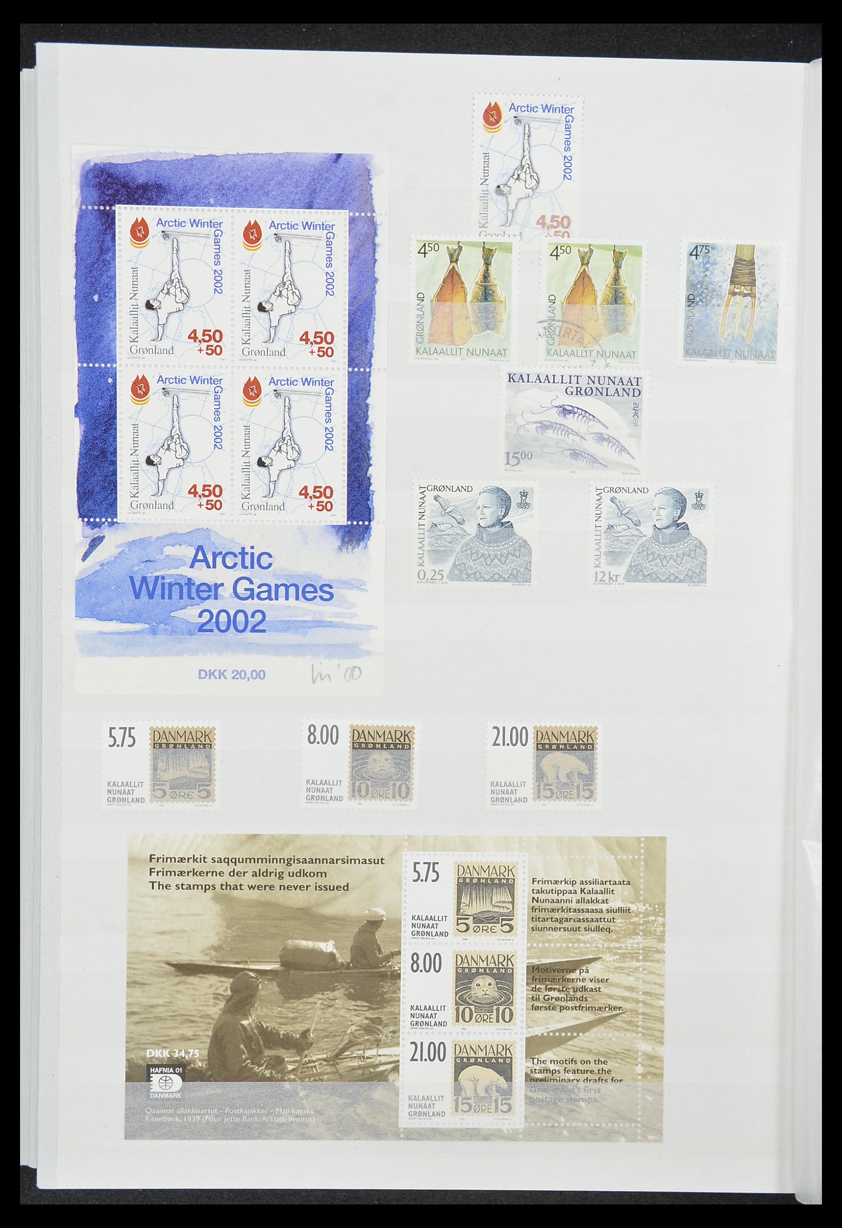 33845 034 - Postzegelverzameling 33845 Groenland 1938-2014!