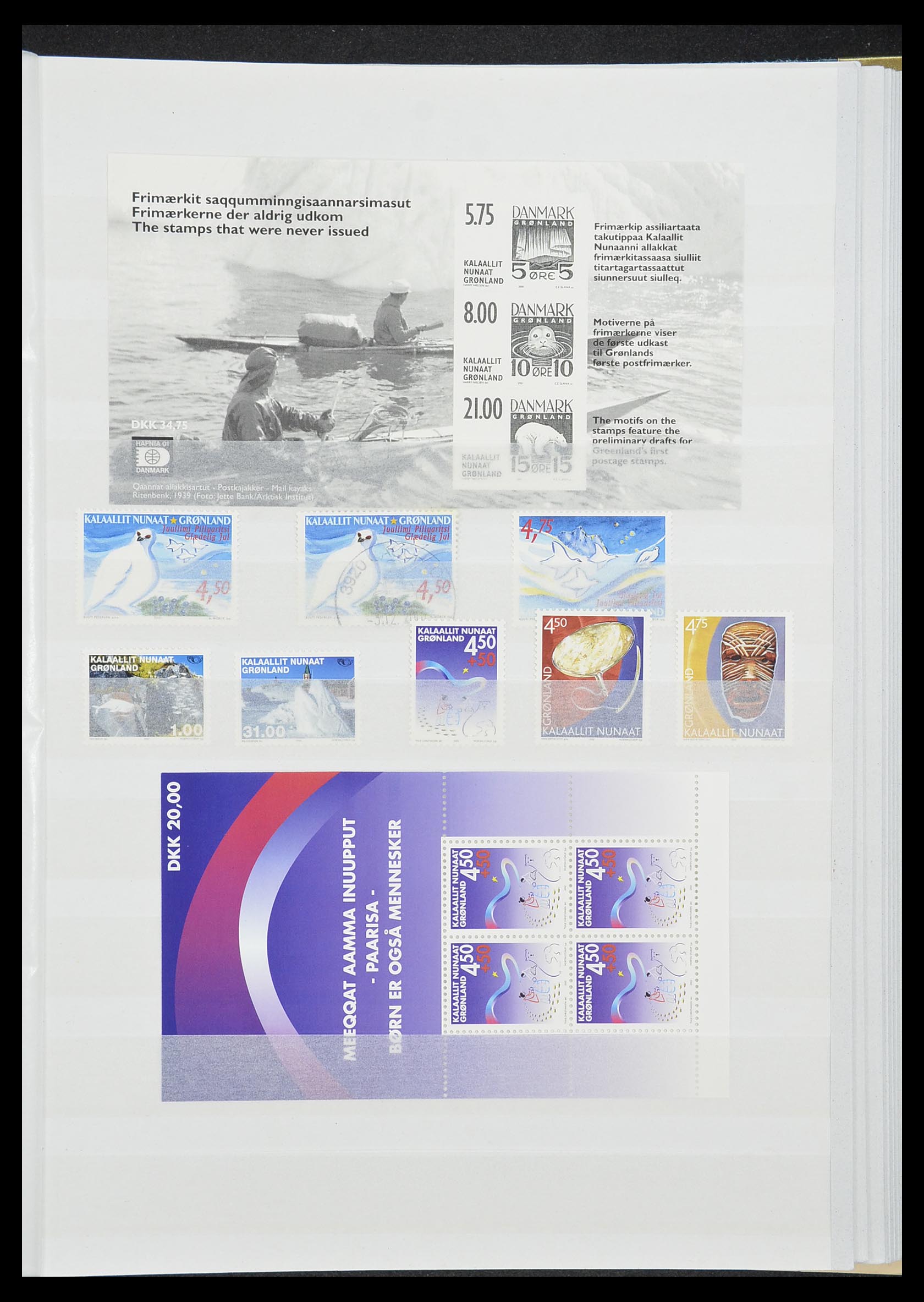 33845 035 - Postzegelverzameling 33845 Groenland 1938-2014!