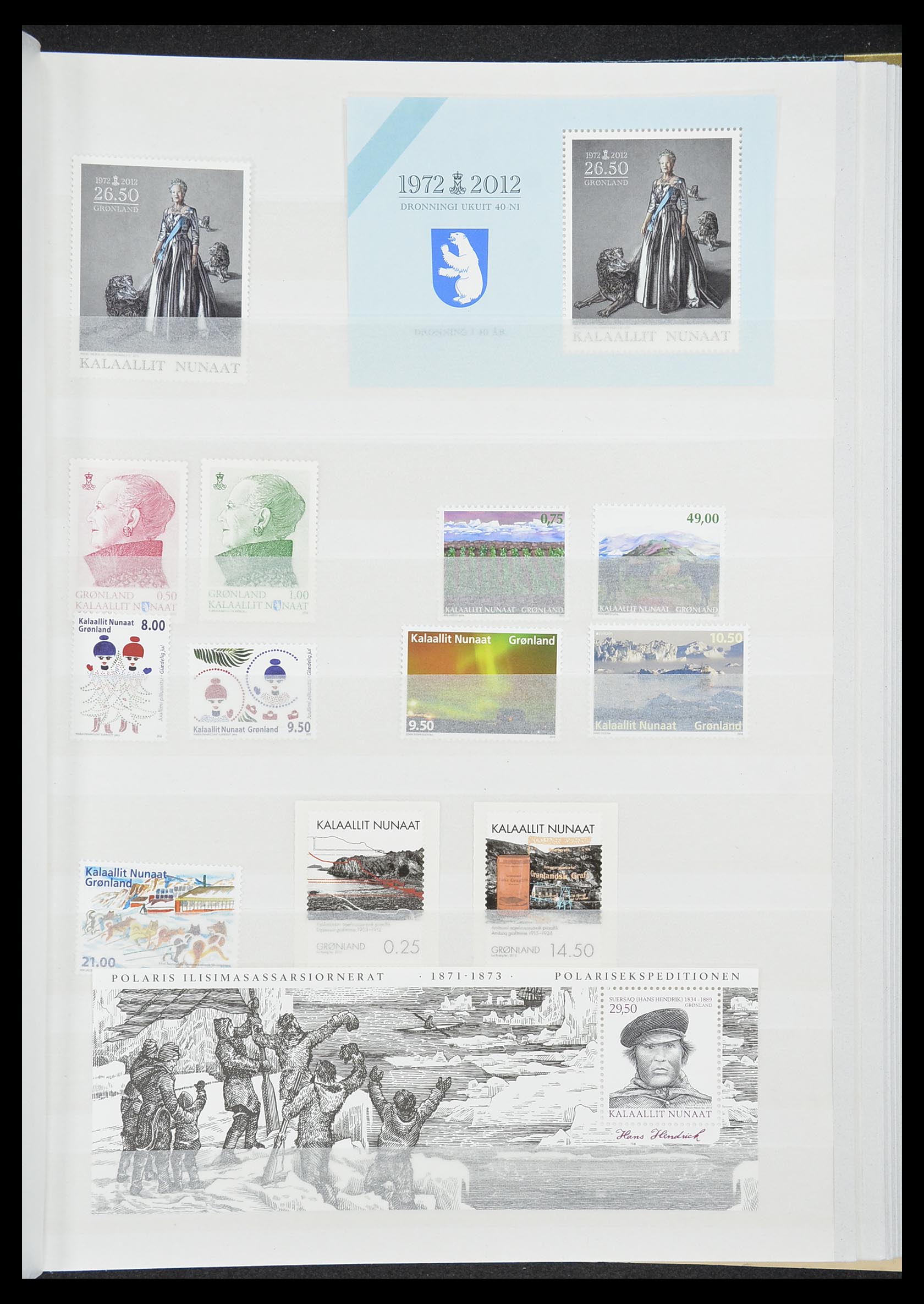 33845 037 - Postzegelverzameling 33845 Groenland 1938-2014!