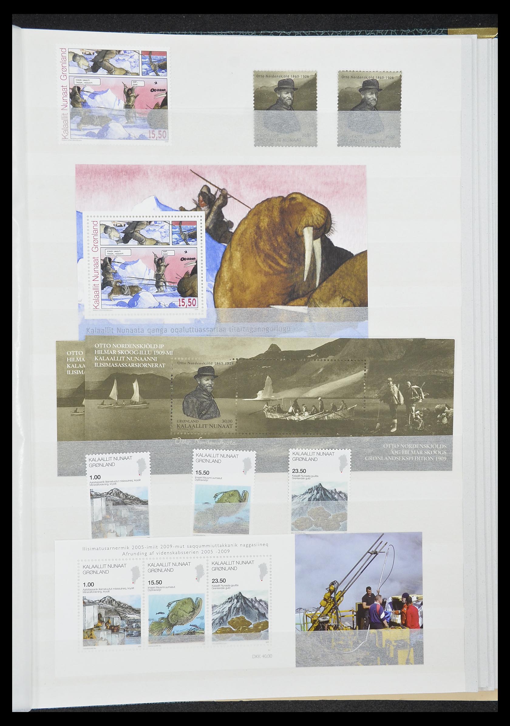 33845 049 - Postzegelverzameling 33845 Groenland 1938-2014!