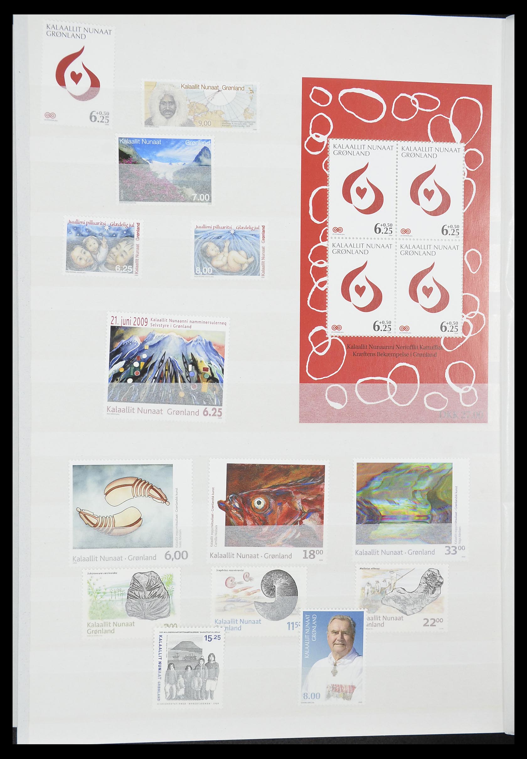 33845 050 - Postzegelverzameling 33845 Groenland 1938-2014!