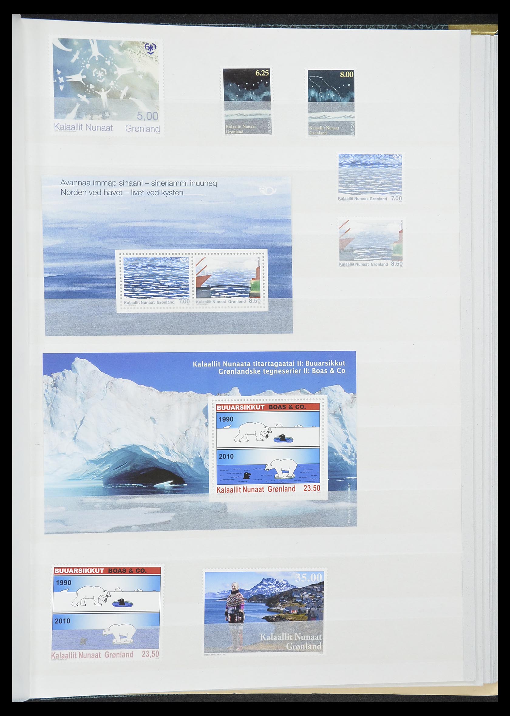 33845 051 - Postzegelverzameling 33845 Groenland 1938-2014!