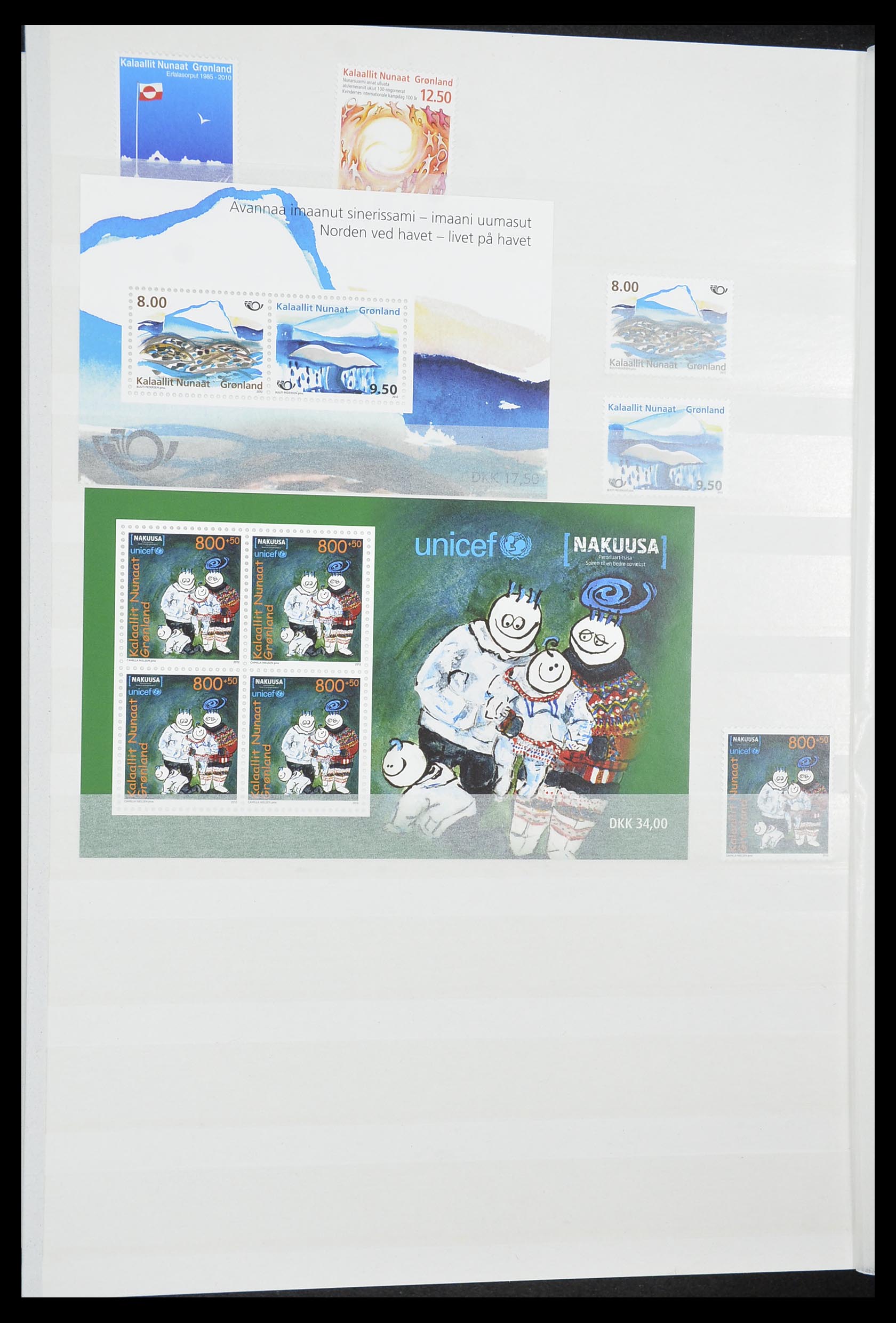 33845 053 - Postzegelverzameling 33845 Groenland 1938-2014!