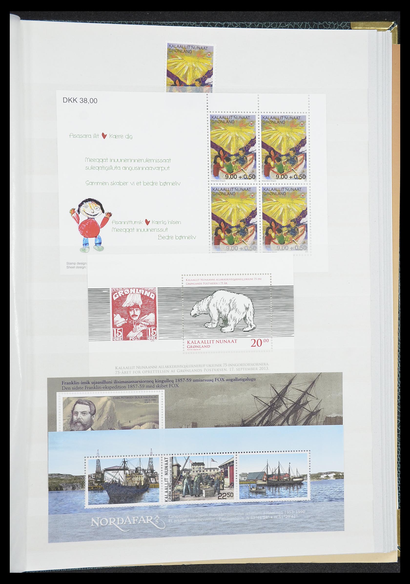 33845 055 - Postzegelverzameling 33845 Groenland 1938-2014!