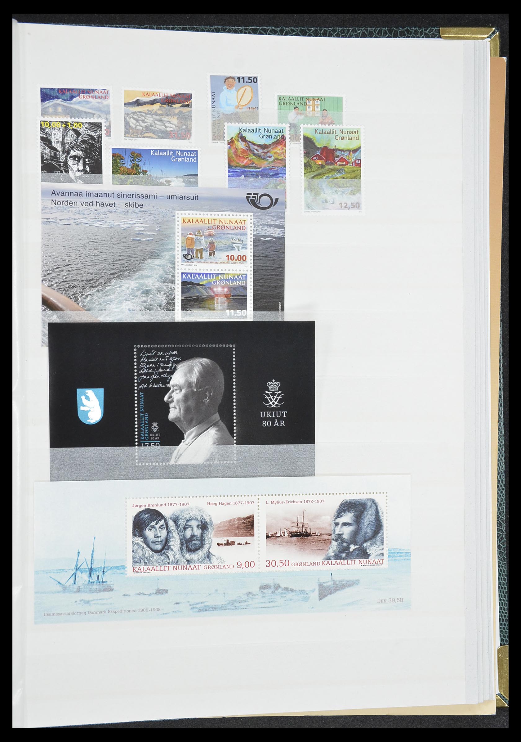 33845 057 - Postzegelverzameling 33845 Groenland 1938-2014!