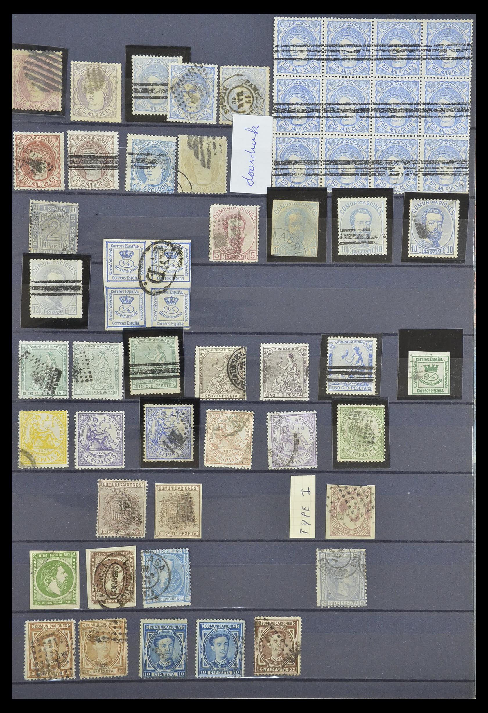 33846 003 - Postzegelverzameling 33846 Spanje 1850-2010.