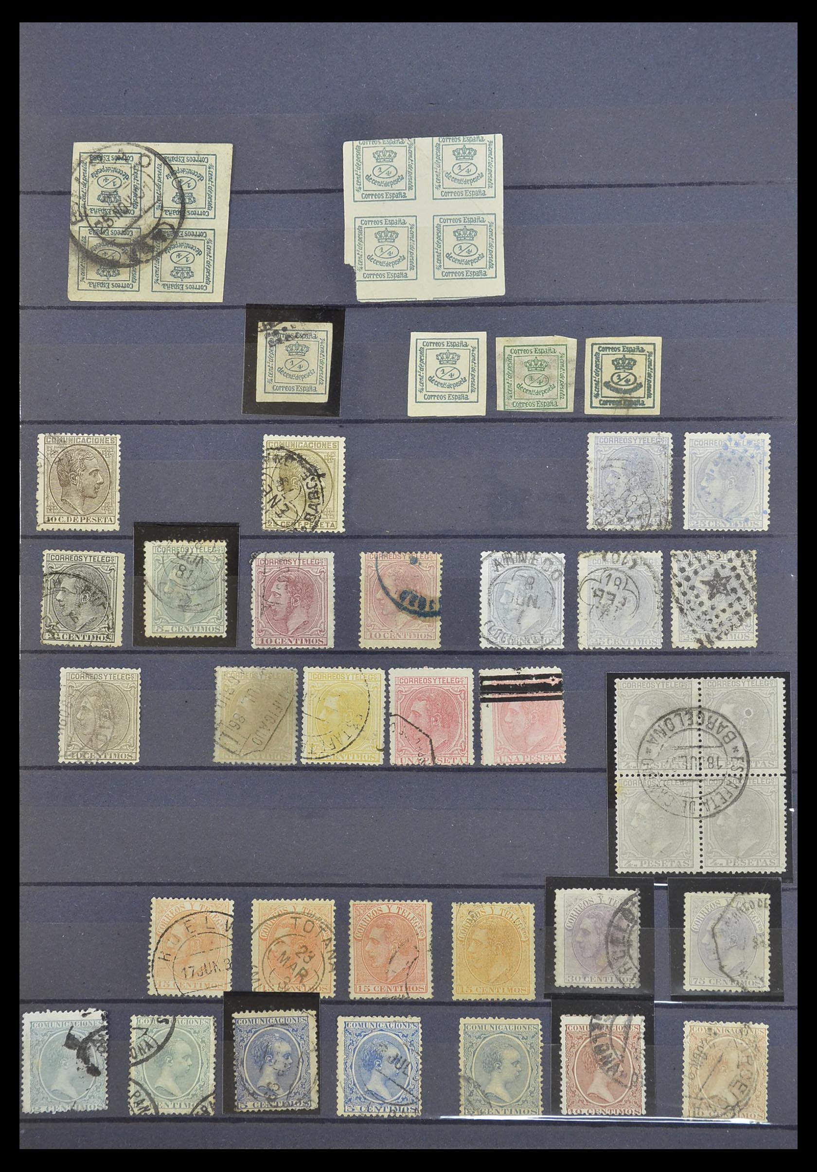 33846 004 - Postzegelverzameling 33846 Spanje 1850-2010.