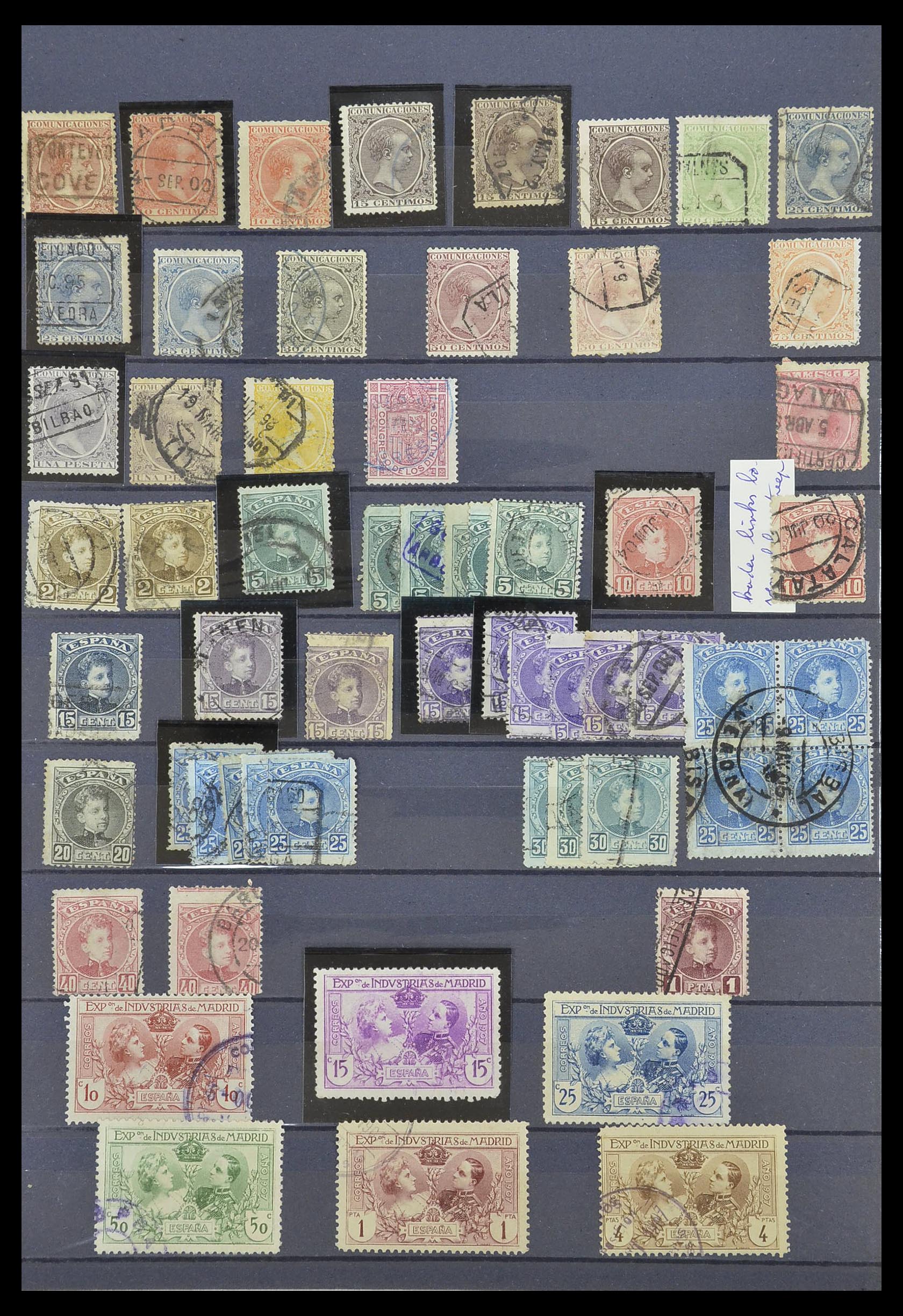 33846 005 - Postzegelverzameling 33846 Spanje 1850-2010.