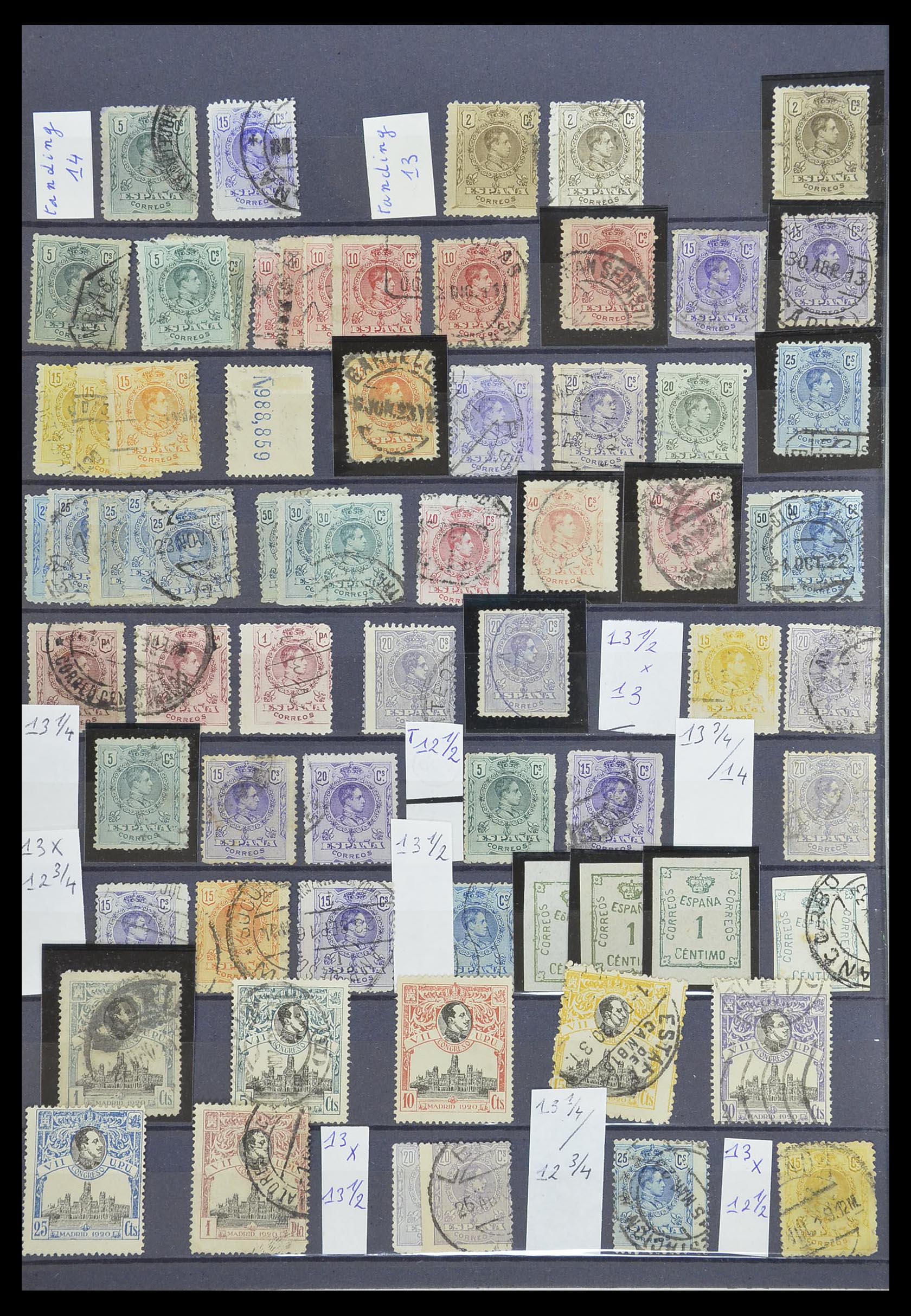 33846 006 - Postzegelverzameling 33846 Spanje 1850-2010.