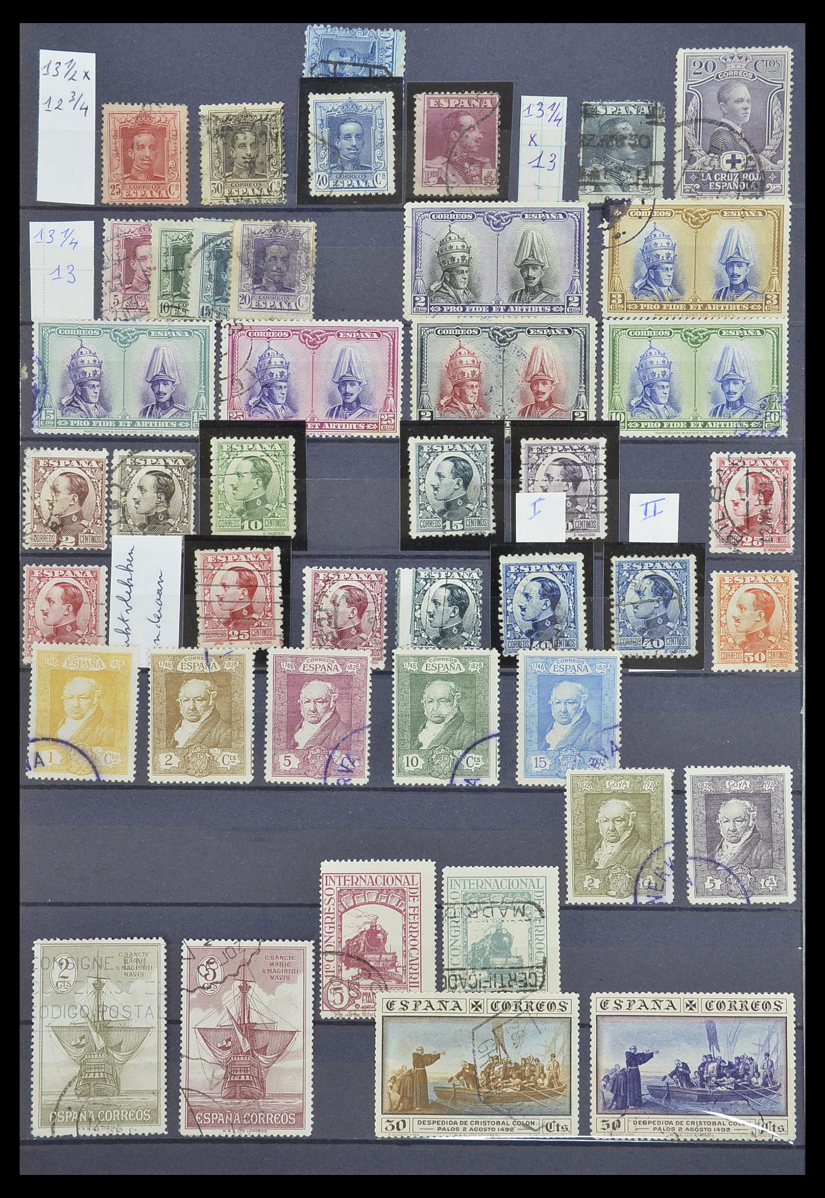 33846 008 - Postzegelverzameling 33846 Spanje 1850-2010.