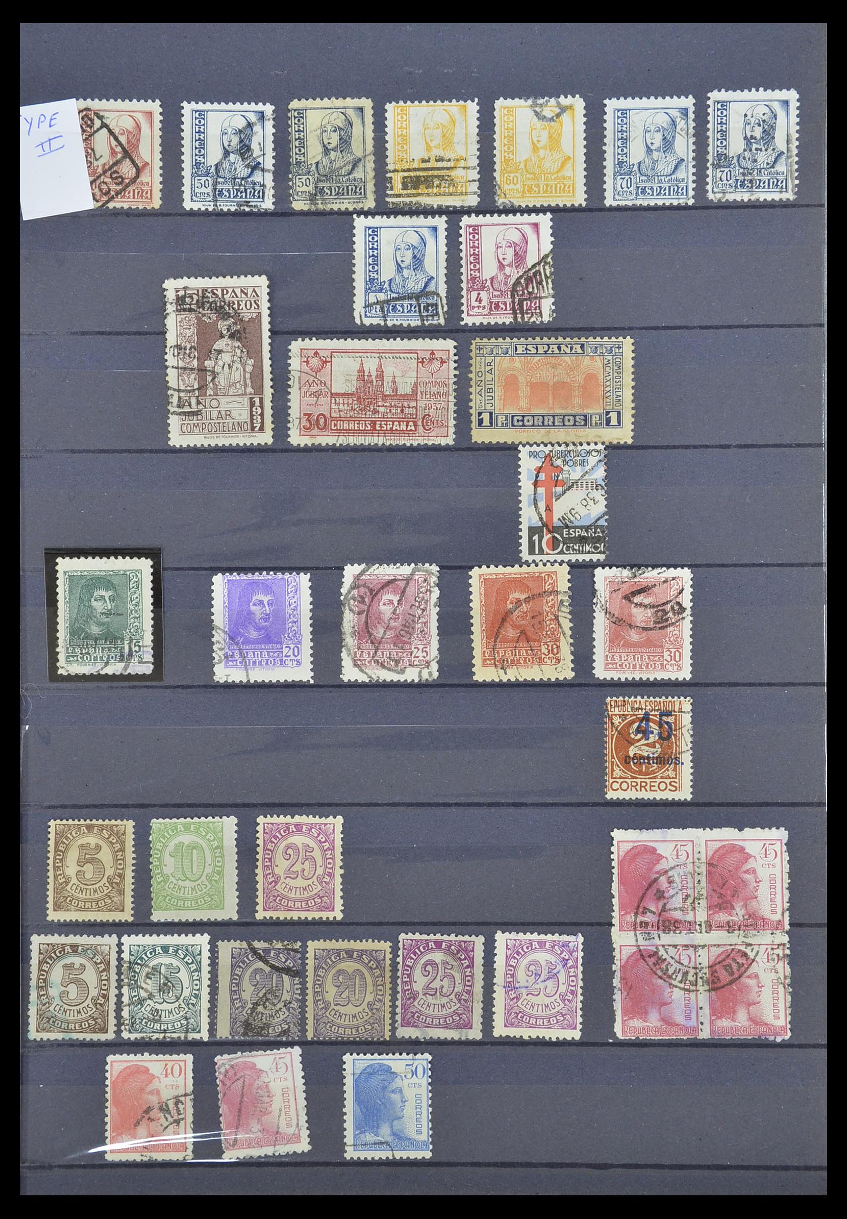 33846 013 - Postzegelverzameling 33846 Spanje 1850-2010.