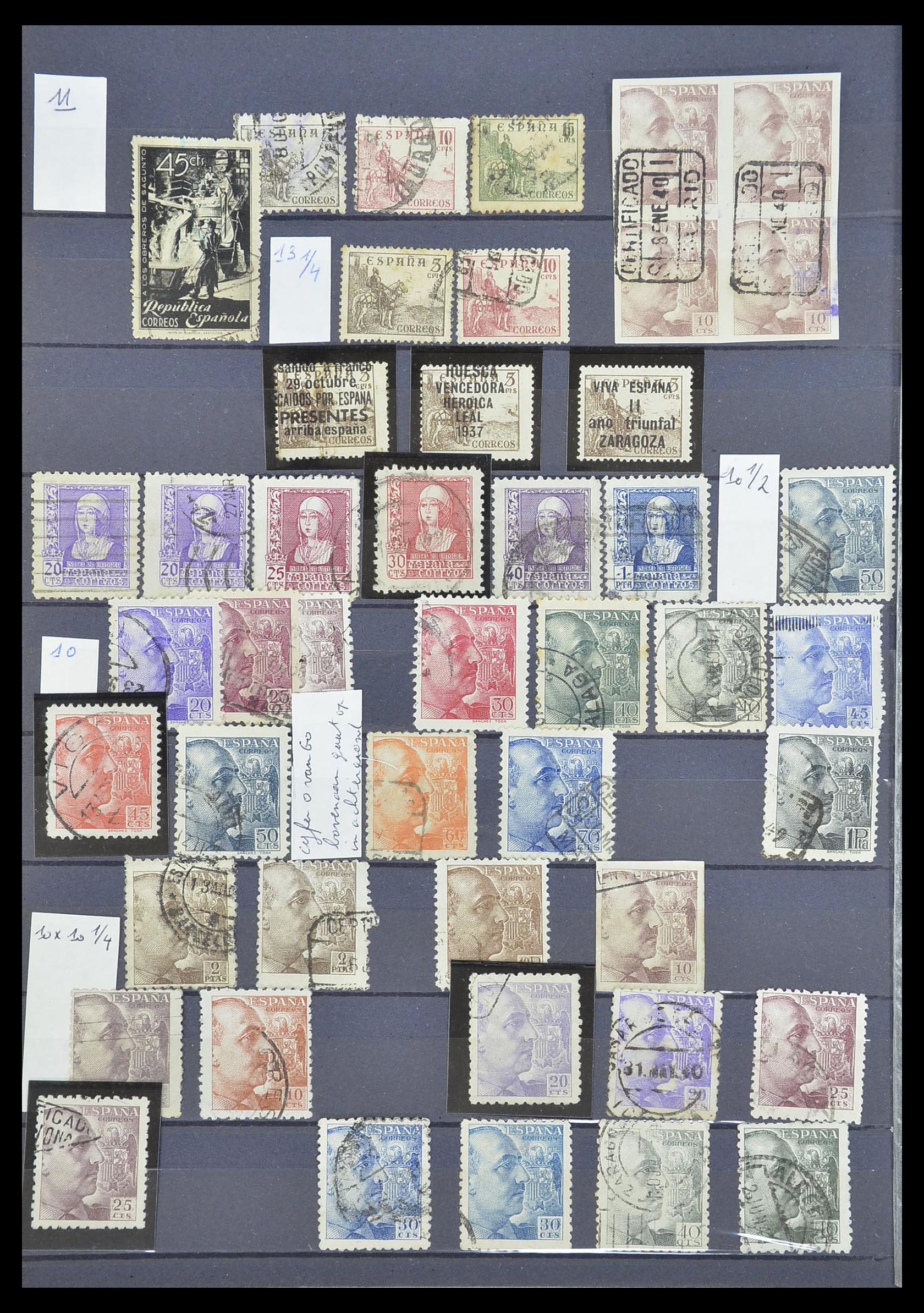 33846 014 - Postzegelverzameling 33846 Spanje 1850-2010.