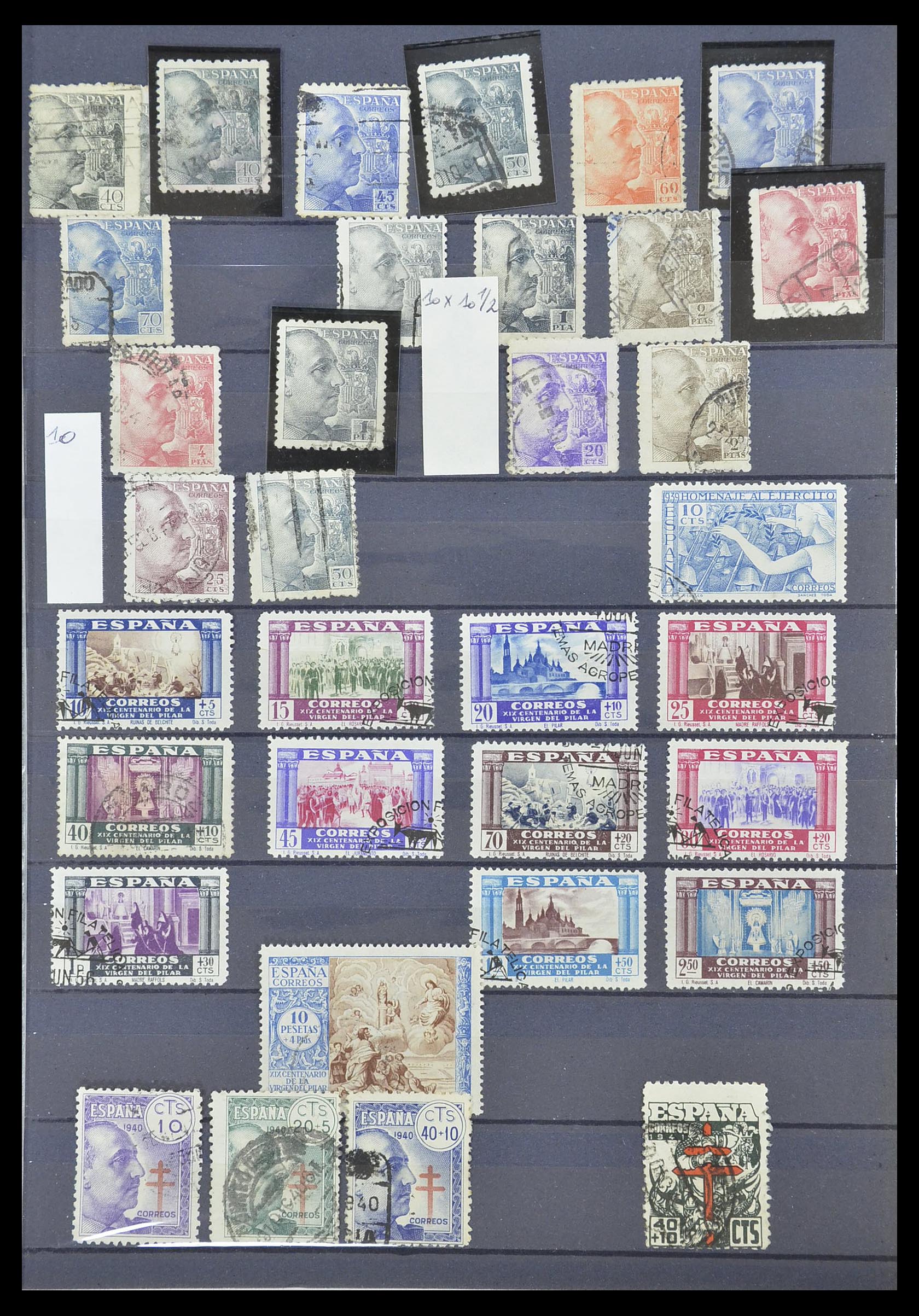 33846 015 - Postzegelverzameling 33846 Spanje 1850-2010.