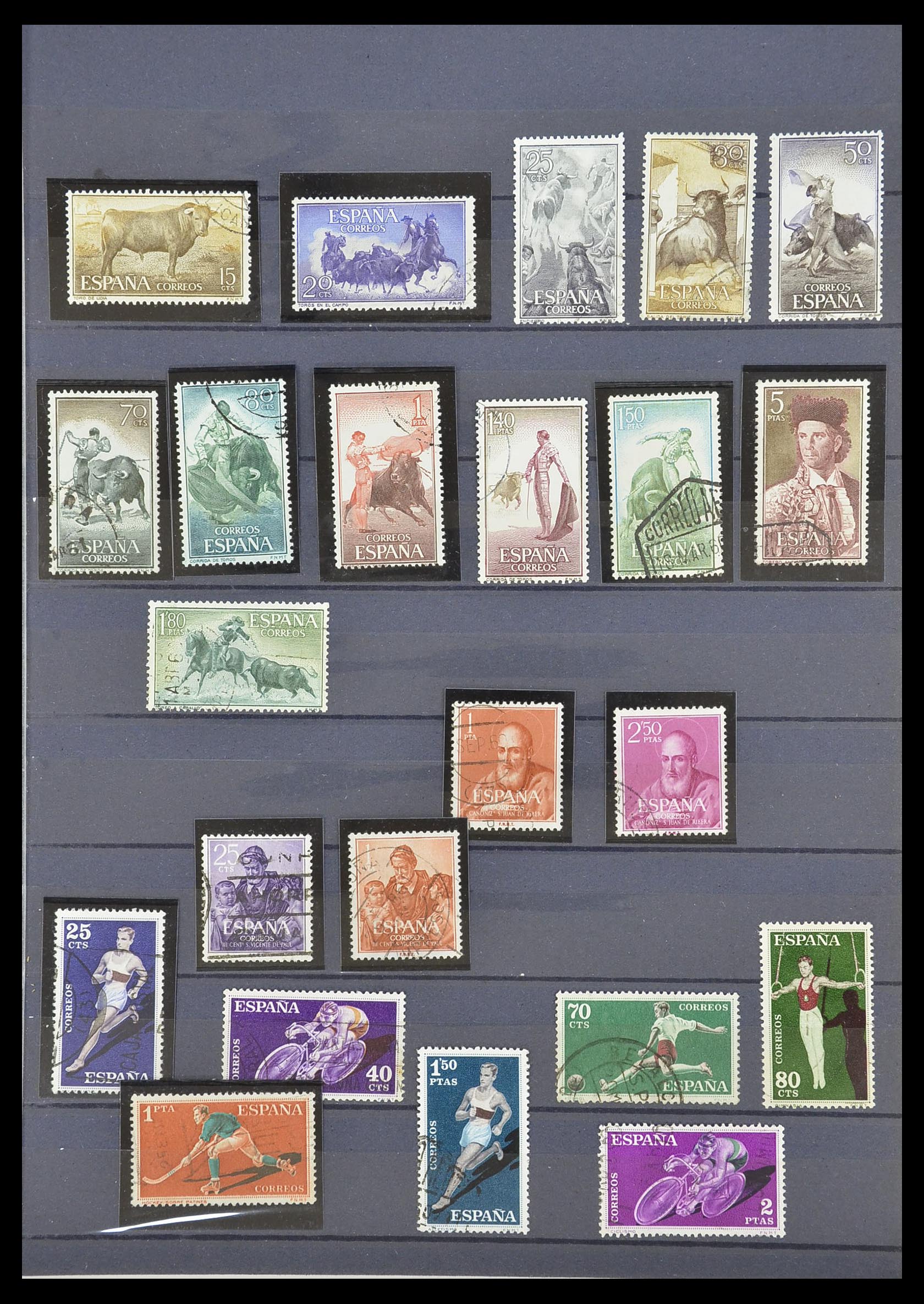 33846 027 - Postzegelverzameling 33846 Spanje 1850-2010.