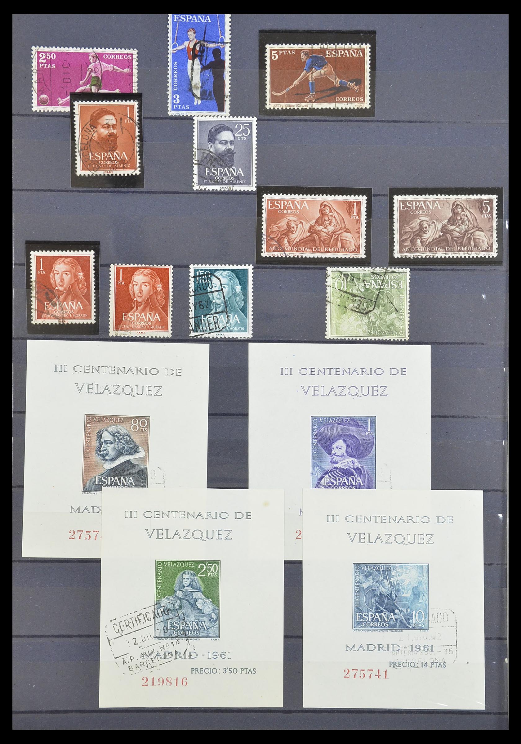 33846 028 - Postzegelverzameling 33846 Spanje 1850-2010.