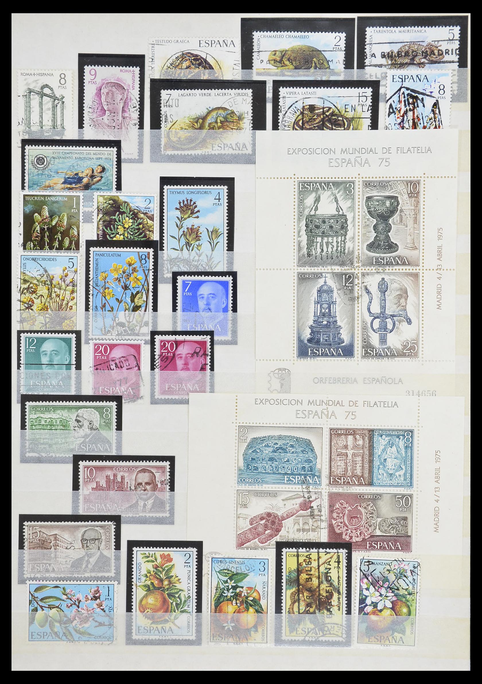 33846 037 - Postzegelverzameling 33846 Spanje 1850-2010.