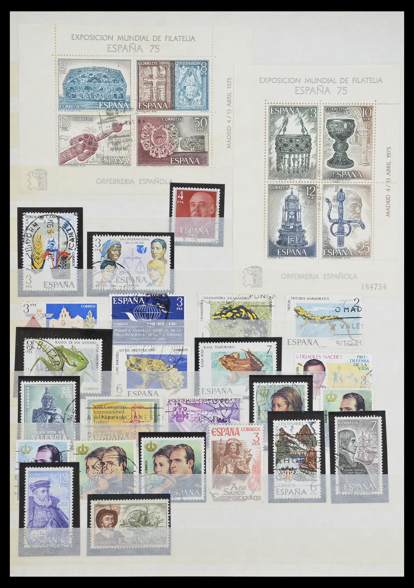 33846 038 - Postzegelverzameling 33846 Spanje 1850-2010.